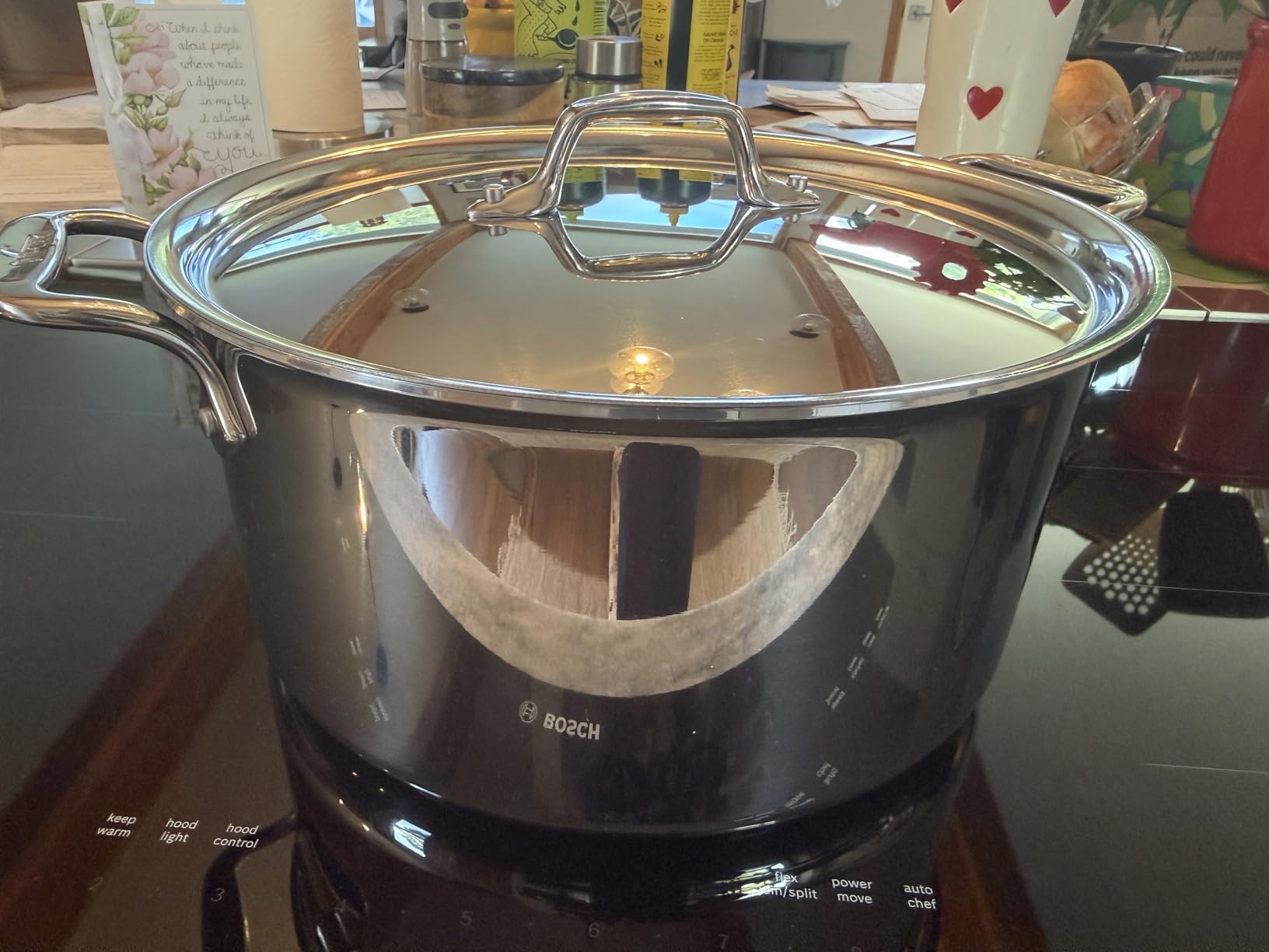 All-Clad D3 Stainless Steel 8 Quart Stockpot Covered - Made in the USA, The Original Bonded Professional Cookware, Oven Safe & Induction Compatible customer photo 2