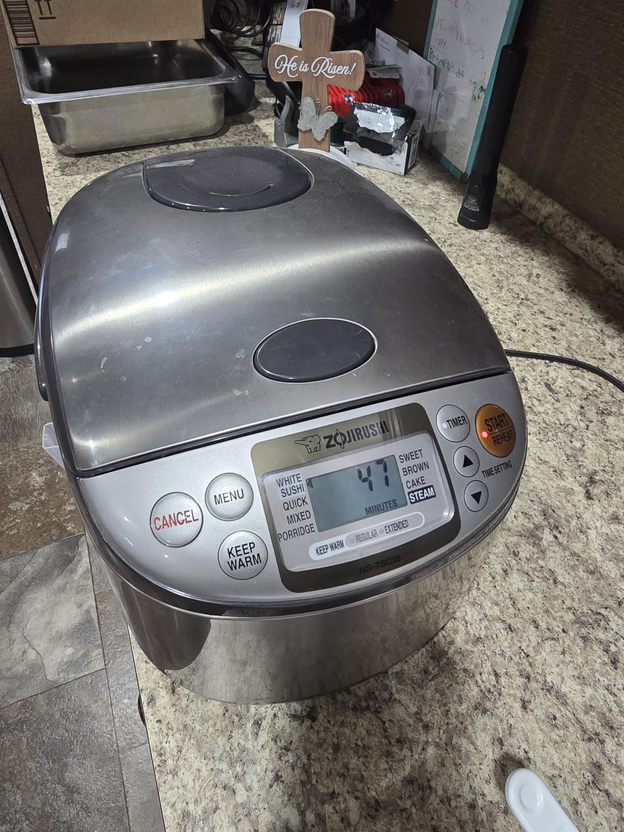 Zojirushi NS-TSC10 5.5 Cup Micom Rice Cooker and Warmer, 1.0L | LCD controls, delay timer customer photo 1