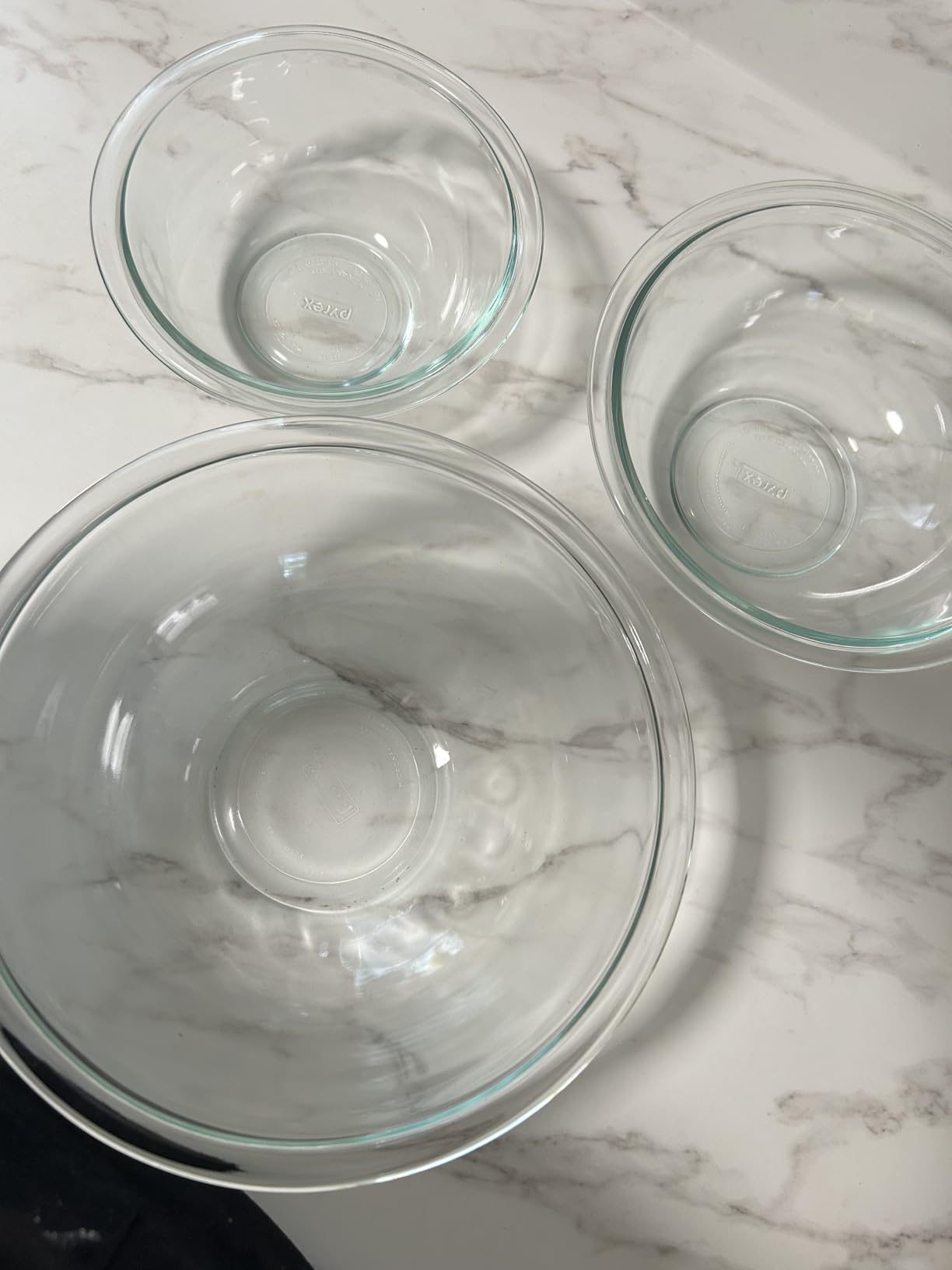 Pyrex Essentials (3-Piece) Glass Mixing Bowls Set For Prepping, Baking and Cooking customer photo 2