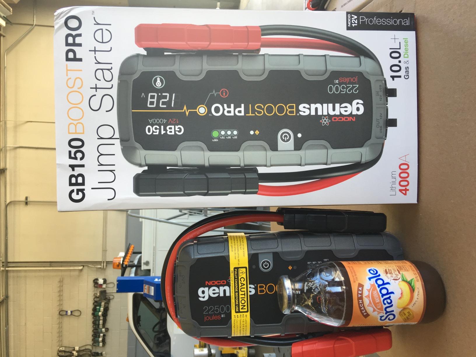 NOCO Boost GB150: 3000A UltraSafe Jump Starter - 12V Lithium Battery Booster Pack, Portable Jump Box, Power Bank & Jumper Cables - for 9.0L Gas and 7.0L Diesel Engines | Spark-Proof & Reverse Polarity Protection customer photo 2