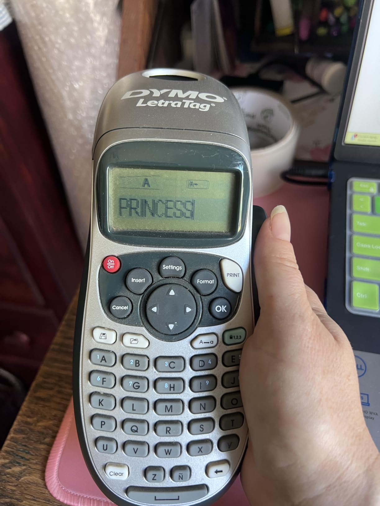 DYMO Label Maker Machine with 3 Tapes - 100H LetraTag Handheld, Includes 3 LT Label Tapes, Perfect for Home & Office Organization customer photo 1