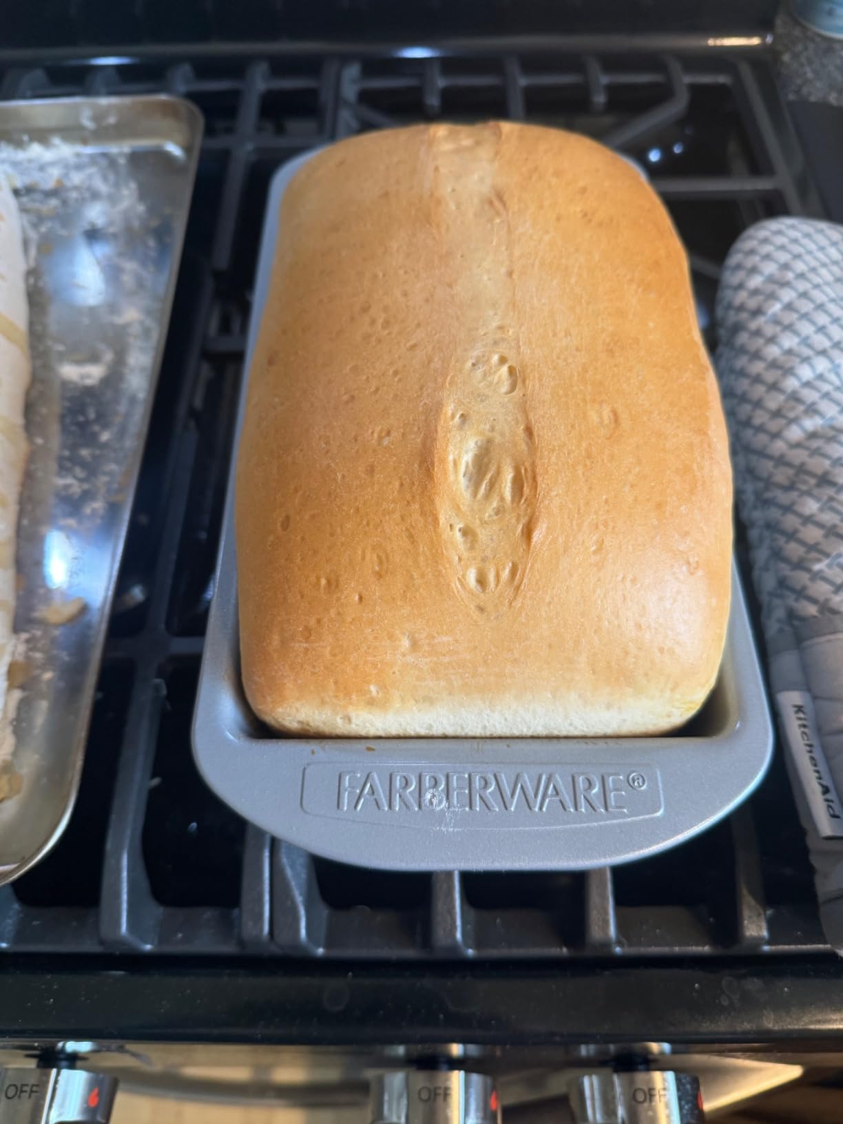 Farberware Nonstick Bakeware Bread Pan and Meat Loaf Pan Set, 2-Piece, Gray customer photo 2
