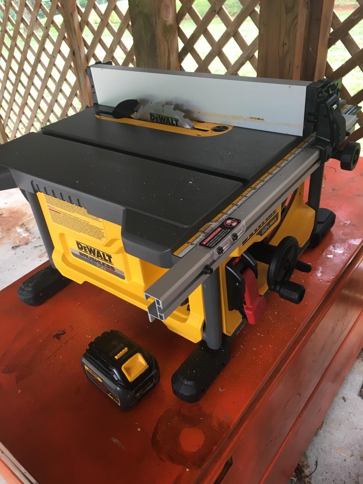 DEWALT FLEXVOLT 60V MAX Table Saw, 8-1/4-Inch (DCS7485T1) customer photo 2