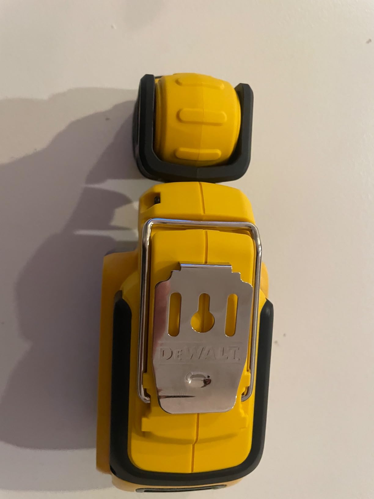 DEWALT 20V MAX LED Work Light Rechargeable, LED Flashlight, Magnetic Flashlight, Freestanding and Clip-On Light, 360 degree pivoting Head, Tool Only (DCL044) customer photo 1