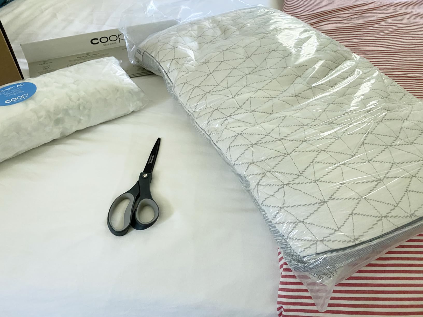 Coop Home Goods Eden Cool Adjustable Pillow, King Size - Adjustable Memory Foam with Gel Infusion - Soft Breathable Lulltra Fabric - Ideal for All Sleepers - Eco-Friendly CertiPUR-US Certified customer photo 2