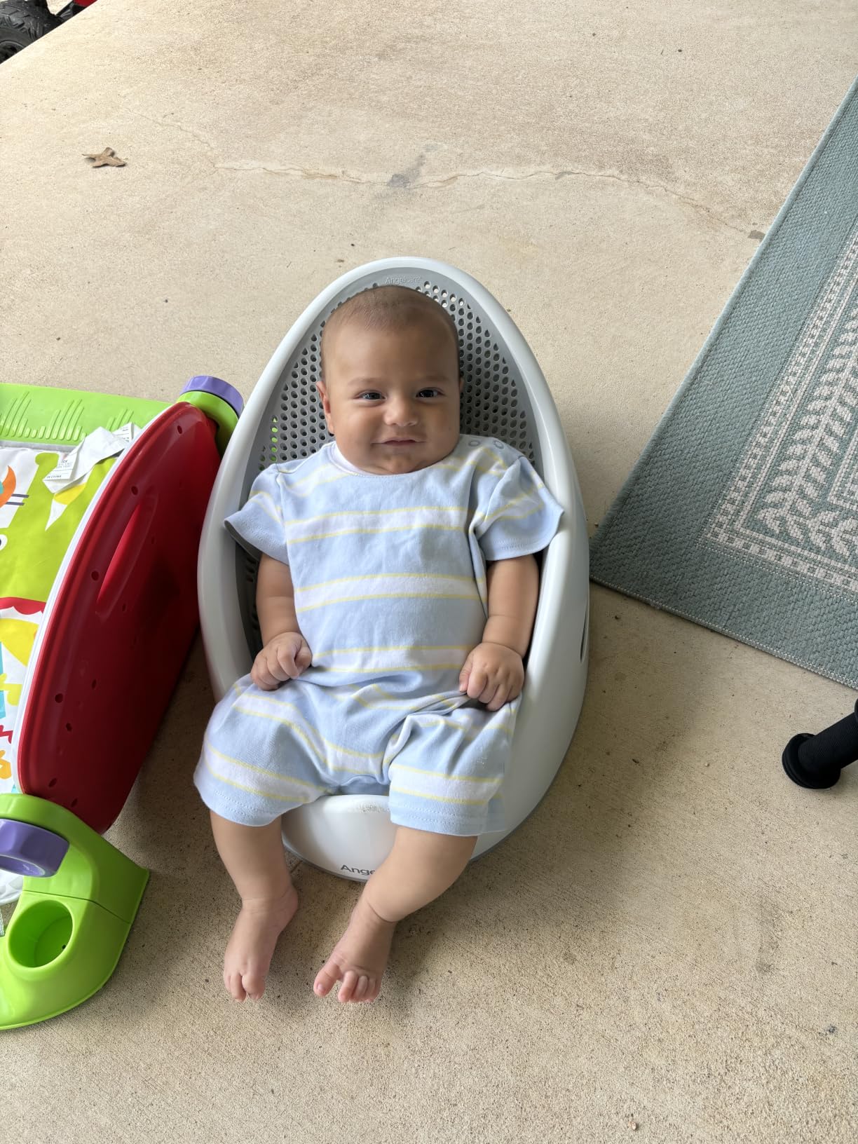 Angelcare Baby Bath Support (Gray) | Ideal for Babies Less Than 6 Months Old customer photo 2