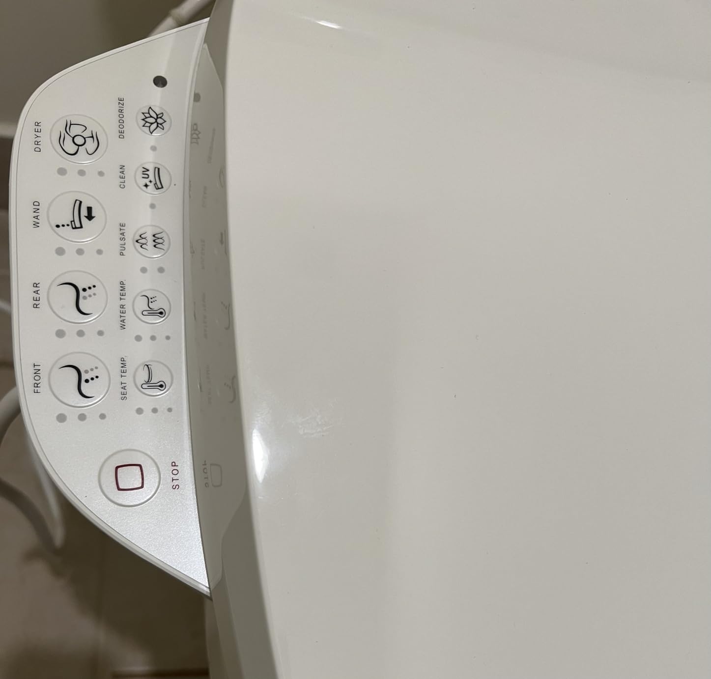 Kohler PureWash E590 Elongated Heated Bidet Toilet Seat, White with Side Panel, Warm Water, Dryer, Quiet-Close Lid, Self-Cleaning Wand, Adjustable Water Pressure and Nightlight, Easy Installation customer photo 2