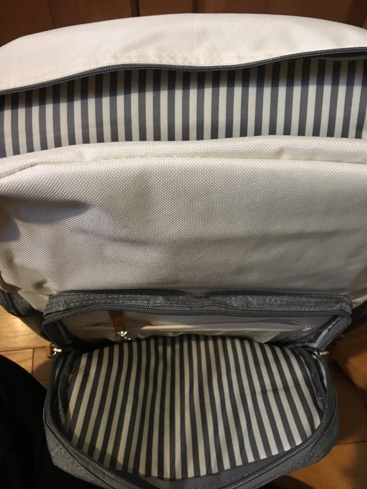 Parker Baby Diaper Backpack - Large Diaper Bag with Insulated Pockets, Stroller Straps and Changing Pad -