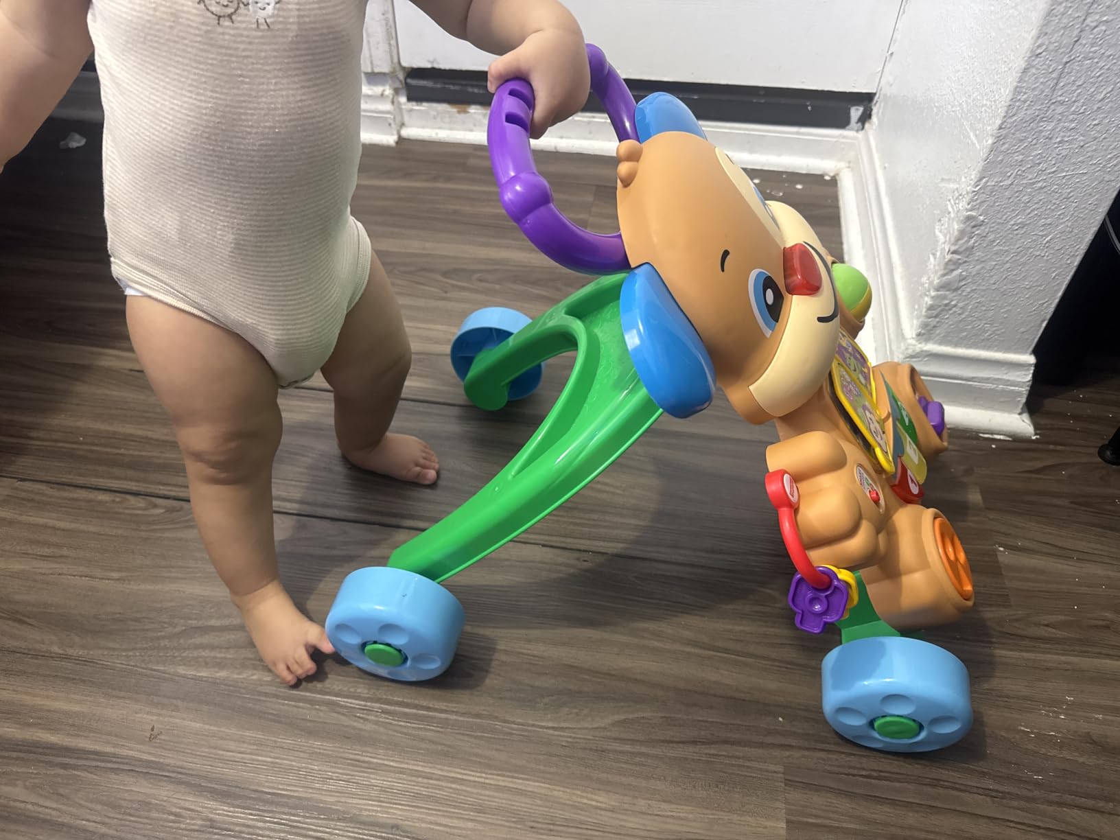 Fisher-Price Laugh & Learn Smart Stages Puppy Walker | Baby Toy, Educational Music, Lights & Hands-On Activities, Infants Ages 6+ Months customer photo 2