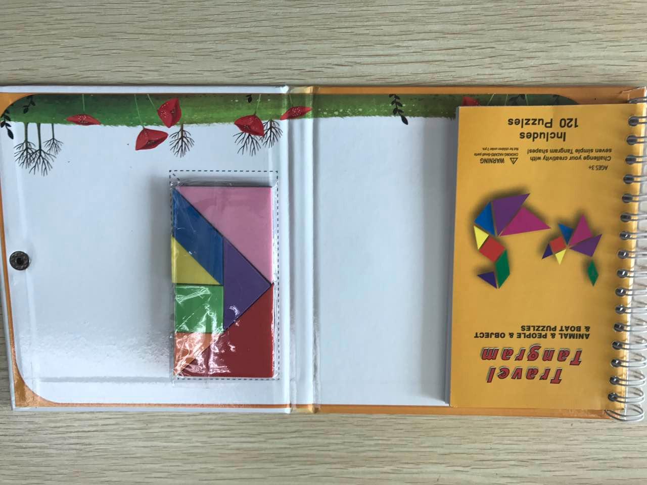 Coogam Travel Tangram Puzzle - Magnetic Pattern Block Book Road Trip Game Jigsaw Shapes Dissection STEM Games with Solution for Kid Adult Challenge - IQ Educational Toy Gift Brain Teasers 360 Patterns customer photo 2