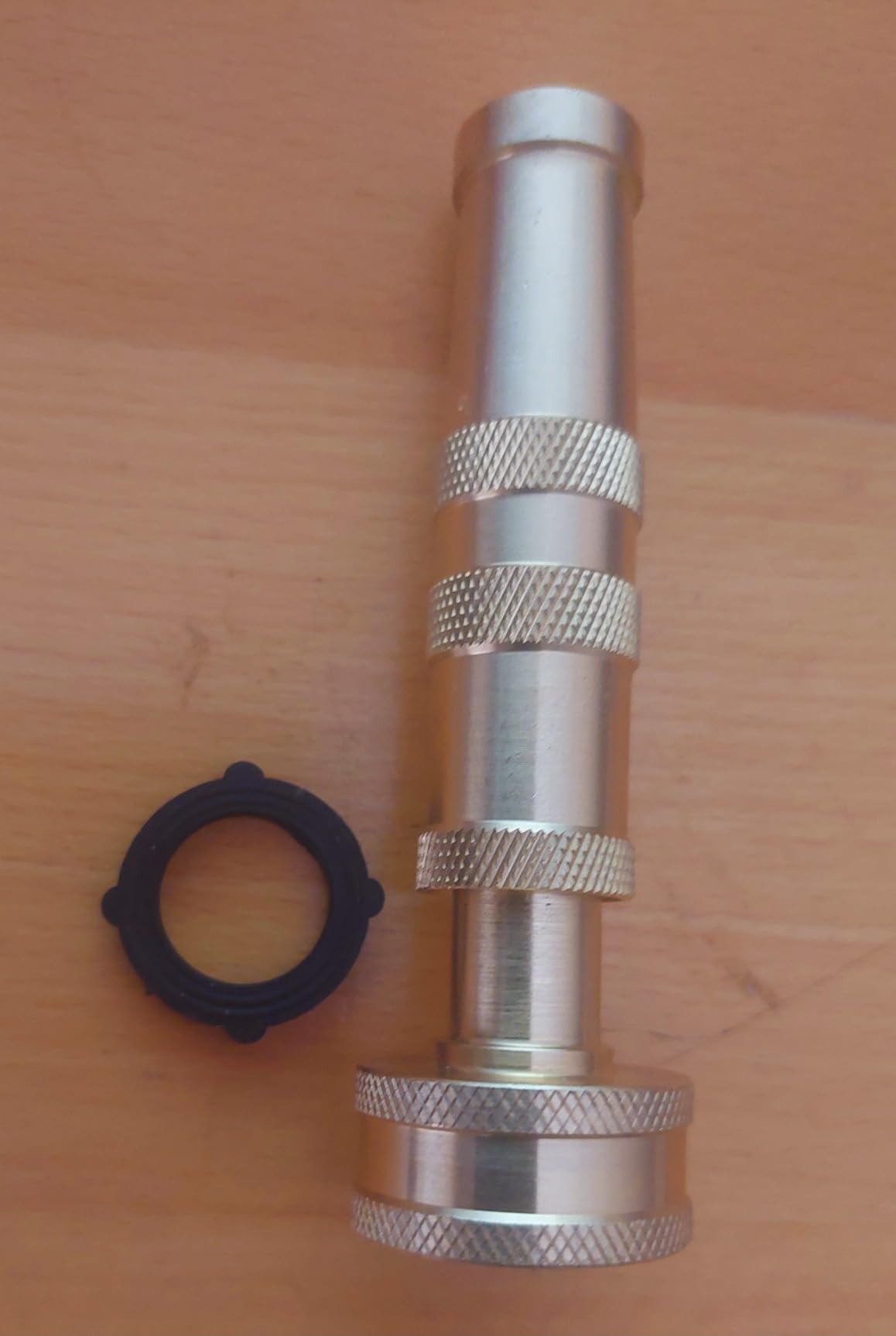 Twinkle Star Heavy-Duty Brass Adjustable Twist Hose Nozzle, 2 Pcs | 3/4