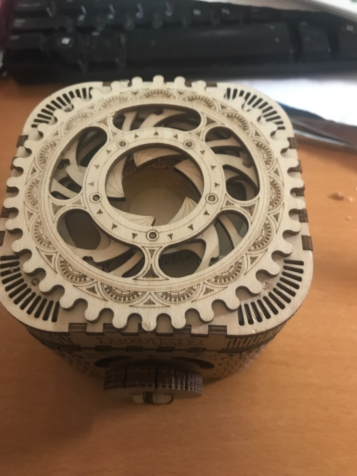 ROKR 3D Wooden Puzzle Mechanical Treasure Box Model DIY Brain Teaser Projects for Adult Age 14+ Birthday Gift Educational Toys Wooden Puzzles for Adults customer photo 2