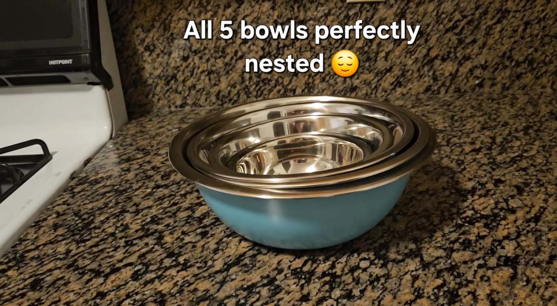 Stainless Steel Mixing Bowls Set, 5-Piece Meal Prep & Food Storage | .75, 1.5, 3, 4 & 5 Quart Metal Mixing Bowls Set for Prep, Serving, Baking & Food Storage, Ecofriendly, Dishwasher Safe customer photo 1