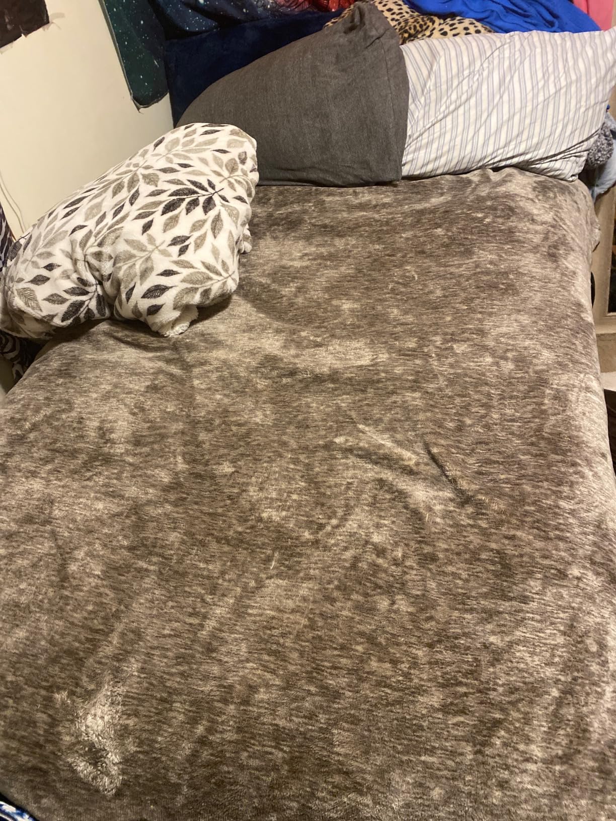 LUCID 2 Inch Gel Memory Foam Mattress Topper, Queen size - 5 Zones customer photo 2