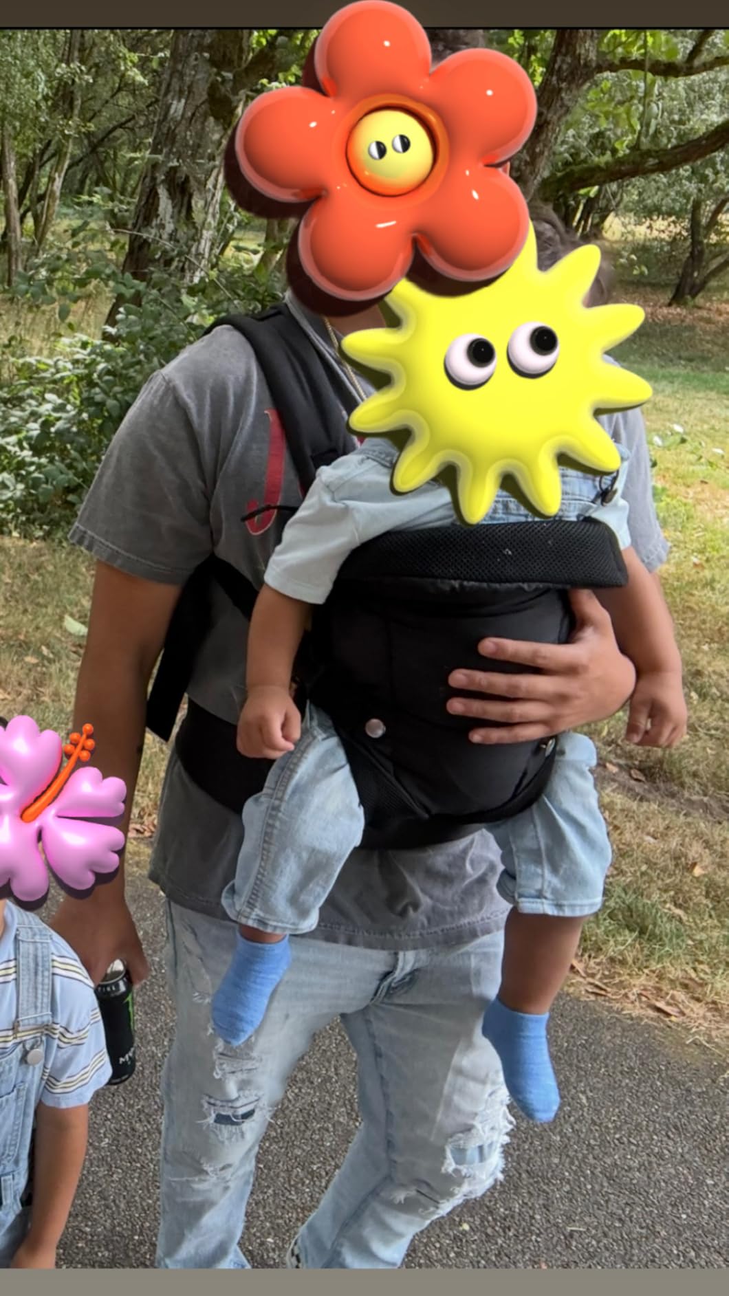 You+ME 4-in-1 Baby Carrier Newborn to Toddler, Mesh, 8-32 lbs, Gray | Breathable 3D Panels keep baby cool, certified Hip-Healthy Seat converts as your child grows, comfortable for any caregiver. customer photo 1