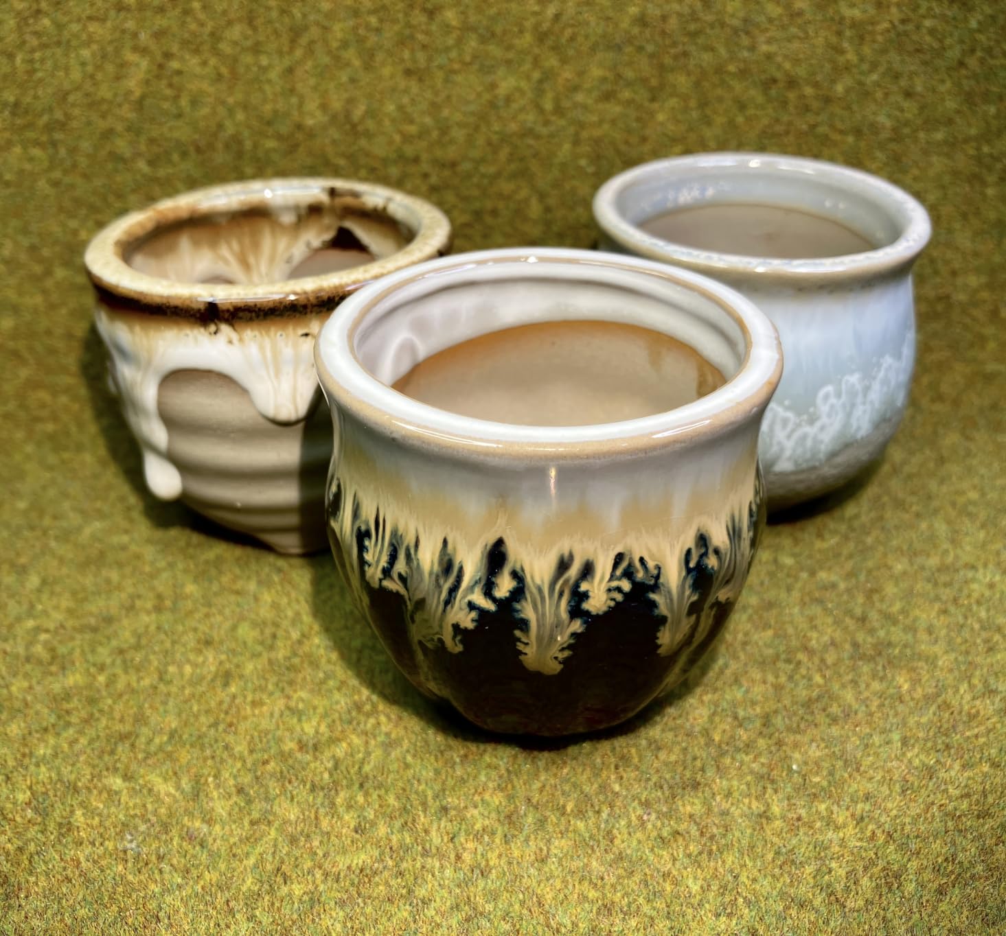 T4U Owl Succulent Pots, Mini Ceramic Gift Planter Set with Drainage, 6 Pack customer photo 1