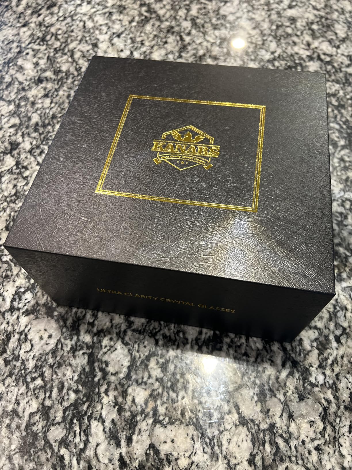 KANARS Old Fashioned Whiskey Glasses with Luxury Box - 10 Oz Rocks Barware For Scotch, Bourbon, Liquor and Cocktail Drinks - Set of 4 - Men Gift customer photo 1