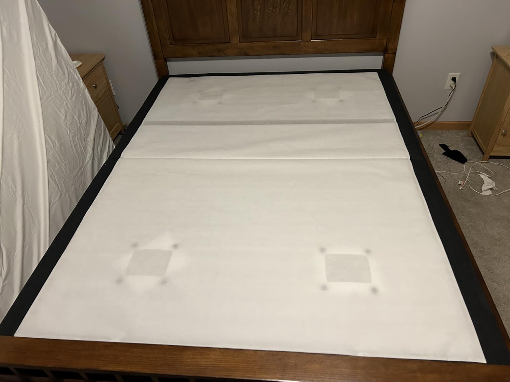 Blissful Nights z4 Adjustable Bed Frame for Storage Beds with Massage Anti-Snore, Zero G, USB Charging Station, Wireless Remote Head and Foot Incline and No Tools Required Assembly (Queen) customer photo 1