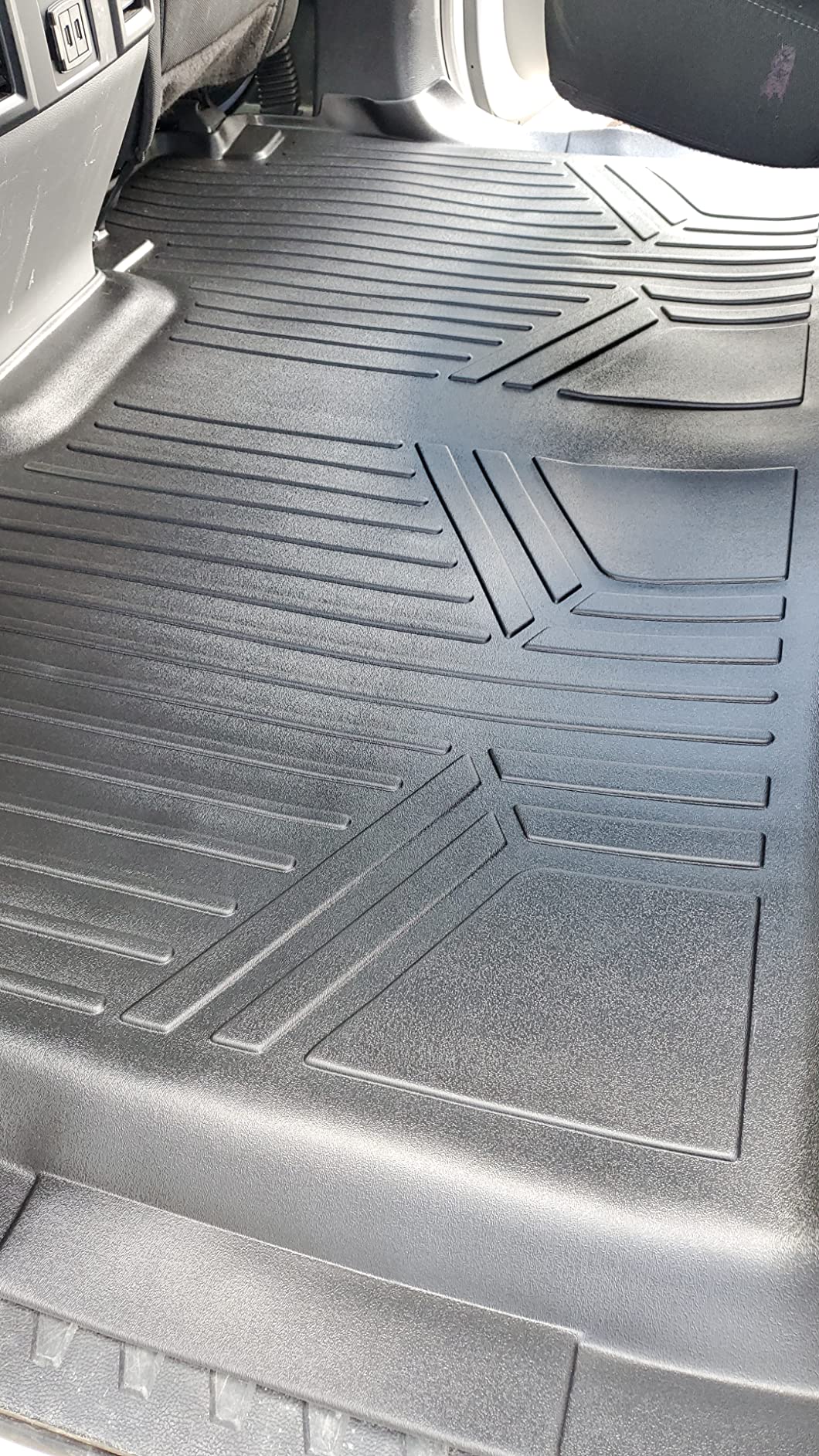 SMARTLINER Custom Fit Floor Mats 2 Row Liner Set Compatible with 2015-2025 Ford F-150 customer photo 1