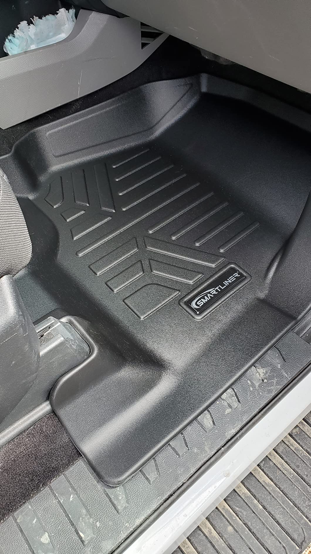 SMARTLINER Custom Fit Floor Mats 2 Row Liner Set Compatible with 2015-2025 Ford F-150 customer photo 2