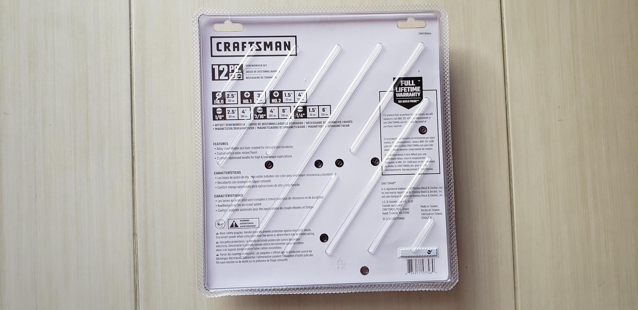 CRAFTSMAN Screwdriver Set, Assorted, 12Piece (CMHT65044) customer photo 2