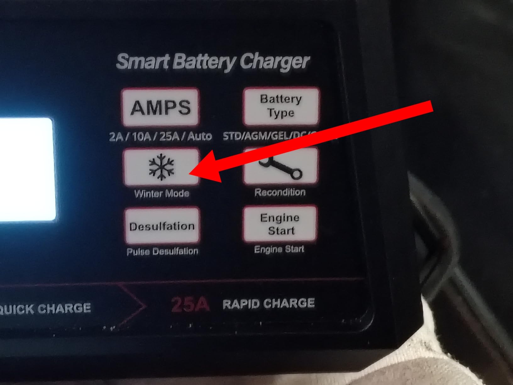 TowerTop 2/10/25 Amp 12V Smart Car Battery Charger, Fully Automatic Battery Maintainer with Engine Start, Auto Desulfator, Battery Repair, Winter Mode customer photo 1