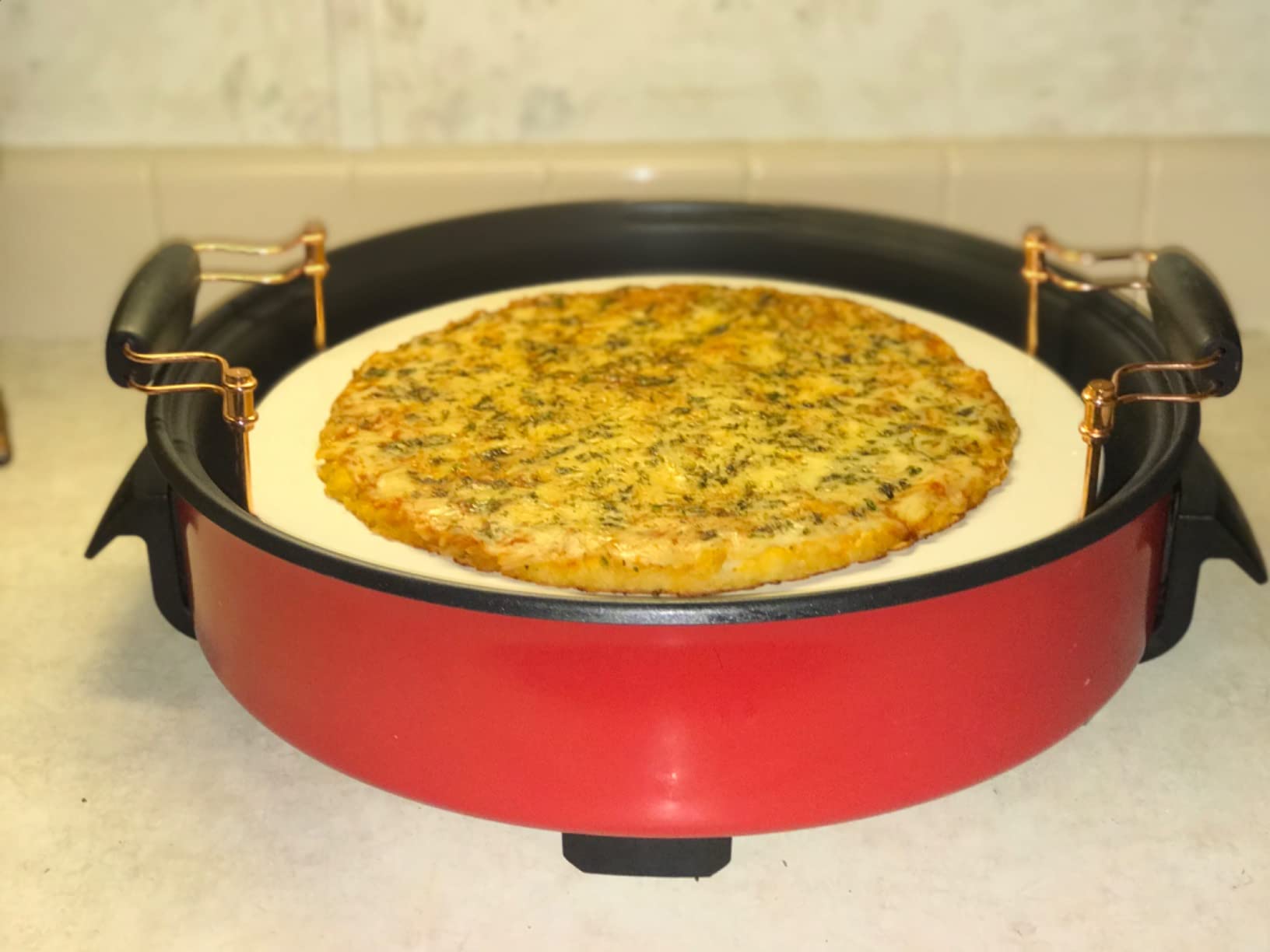 Dash Family Size Electric Skillet with Lid, 6-Quart Nonstick, 14-Inch Cooking Surface, Removable Temperature Control Probe, Tempered Glass Lid customer photo 2