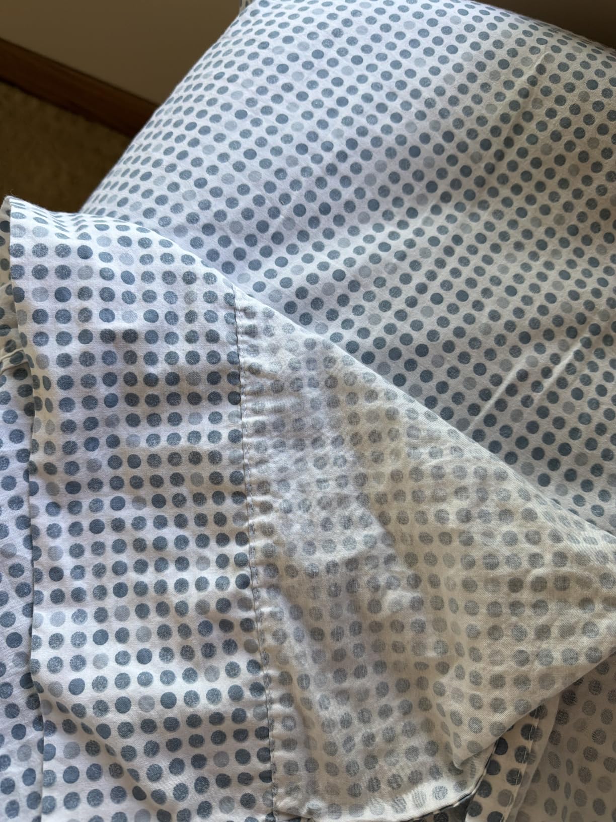 Lane Linen Queen Bed Sheets 100% Organic Cotton Percale Cooling - Silver customer photo 1