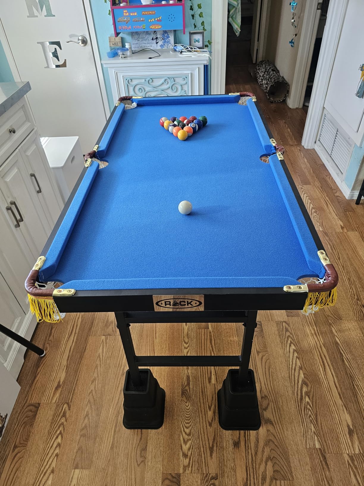 RACK Leo 4-Foot Folding Billiard/Pool Table - Space-Saving Indoor Game Table customer photo 1