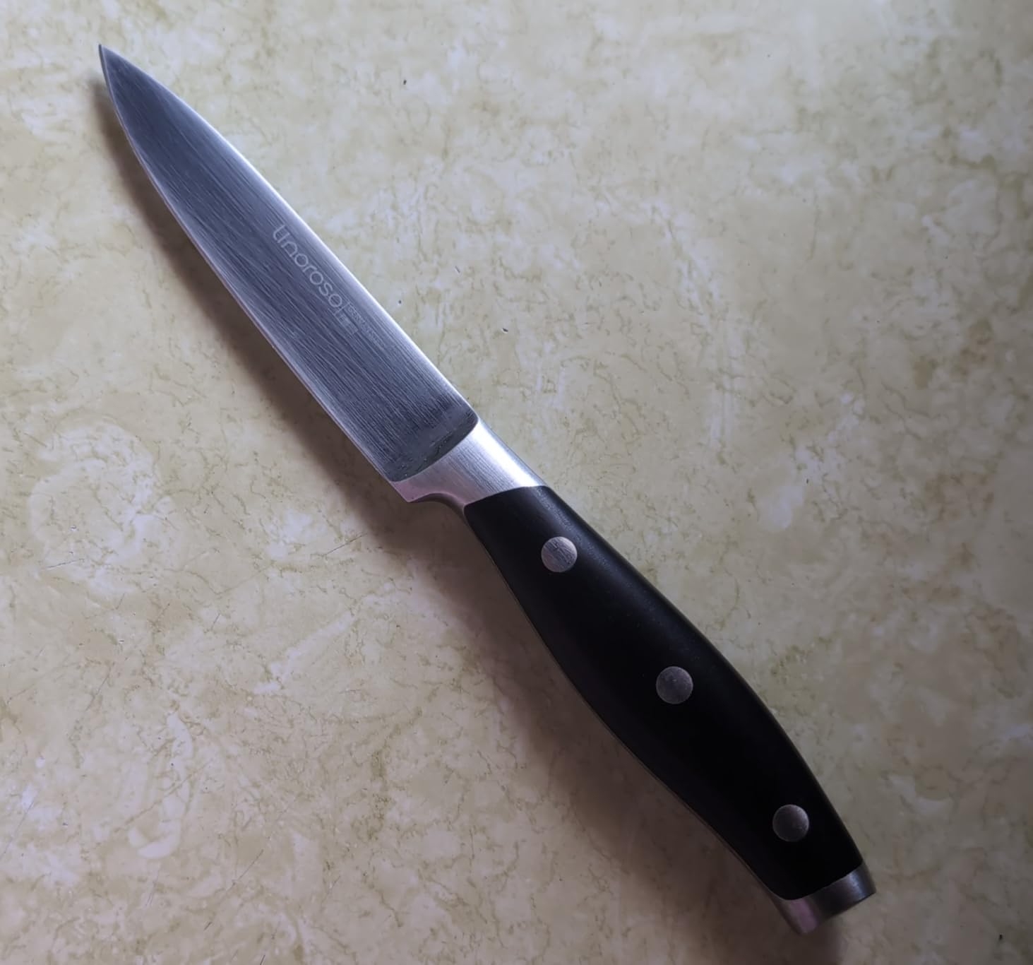 3.5 Inch Paring Knife, Sharp Forged German Stainless Steel Kitchen Knife, Full Tang Small Fruit Knife with Ergonomic Handle, Premium Classic Series with Elegant Gift Box customer photo 2
