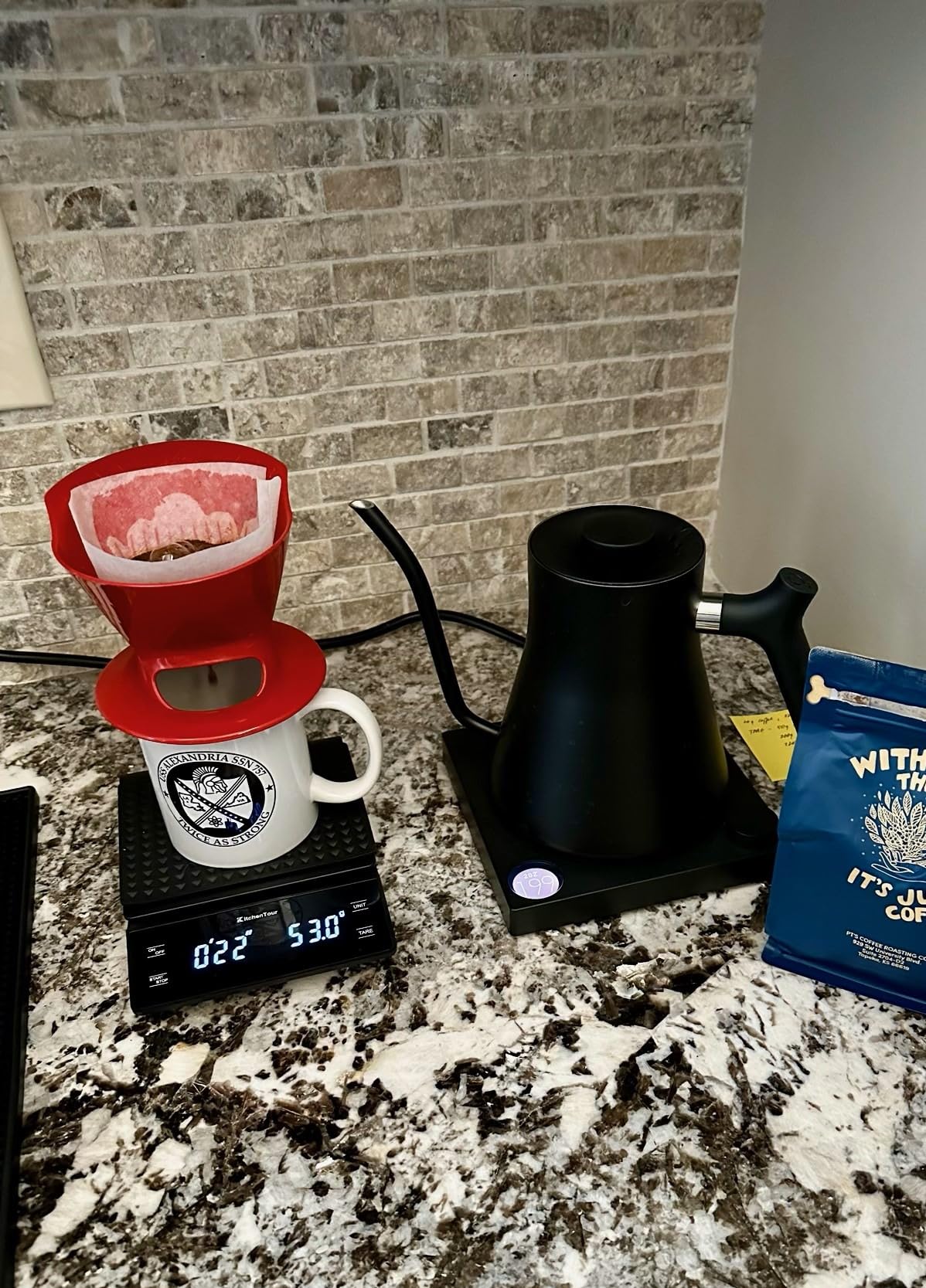 KitchenTour Coffee Scale with Timer 3kg/0.1g High Precision Pour Over Drip Espresso Scale with Back-Lit LCD Display customer photo 2