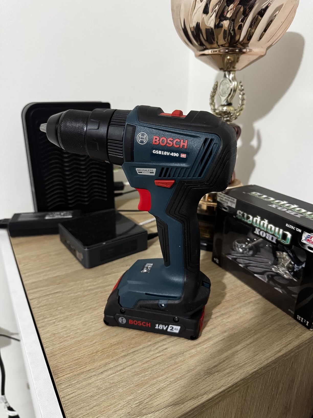 Bosch GSB18V-490B12 18V EC Brushless 1/2 In. Hammer Drill/Driver Kit with (1) 2 Ah Standard Power Battery customer photo 2