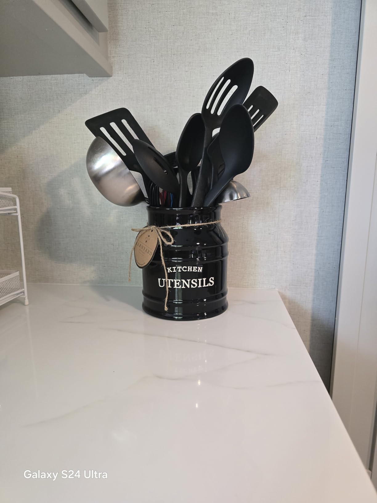 Barnyard Designs Ceramic Farmhouse Utensil Holder customer photo 2