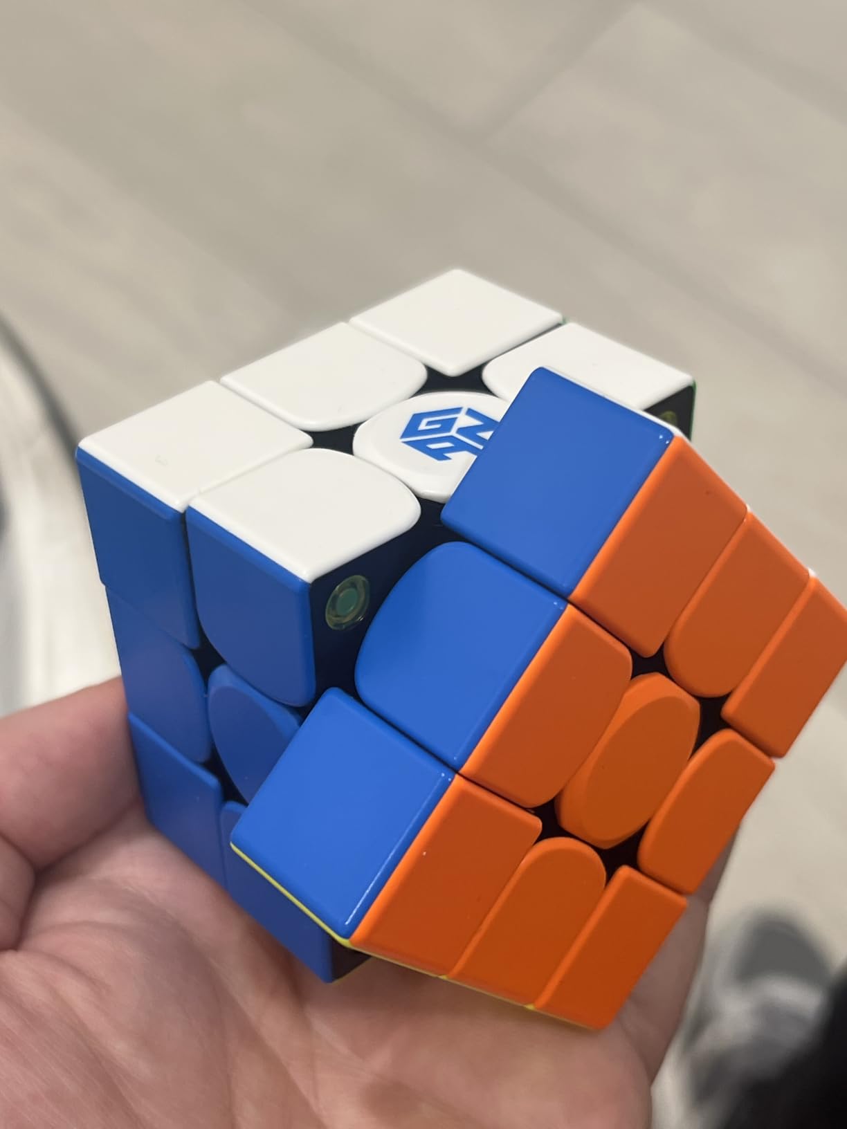 GAN 356 M, Speed Cube 3x3 Magnetic Speedcube Stickerless 356M Fidget Toys for Kids Adults, No Extra GES customer photo 1