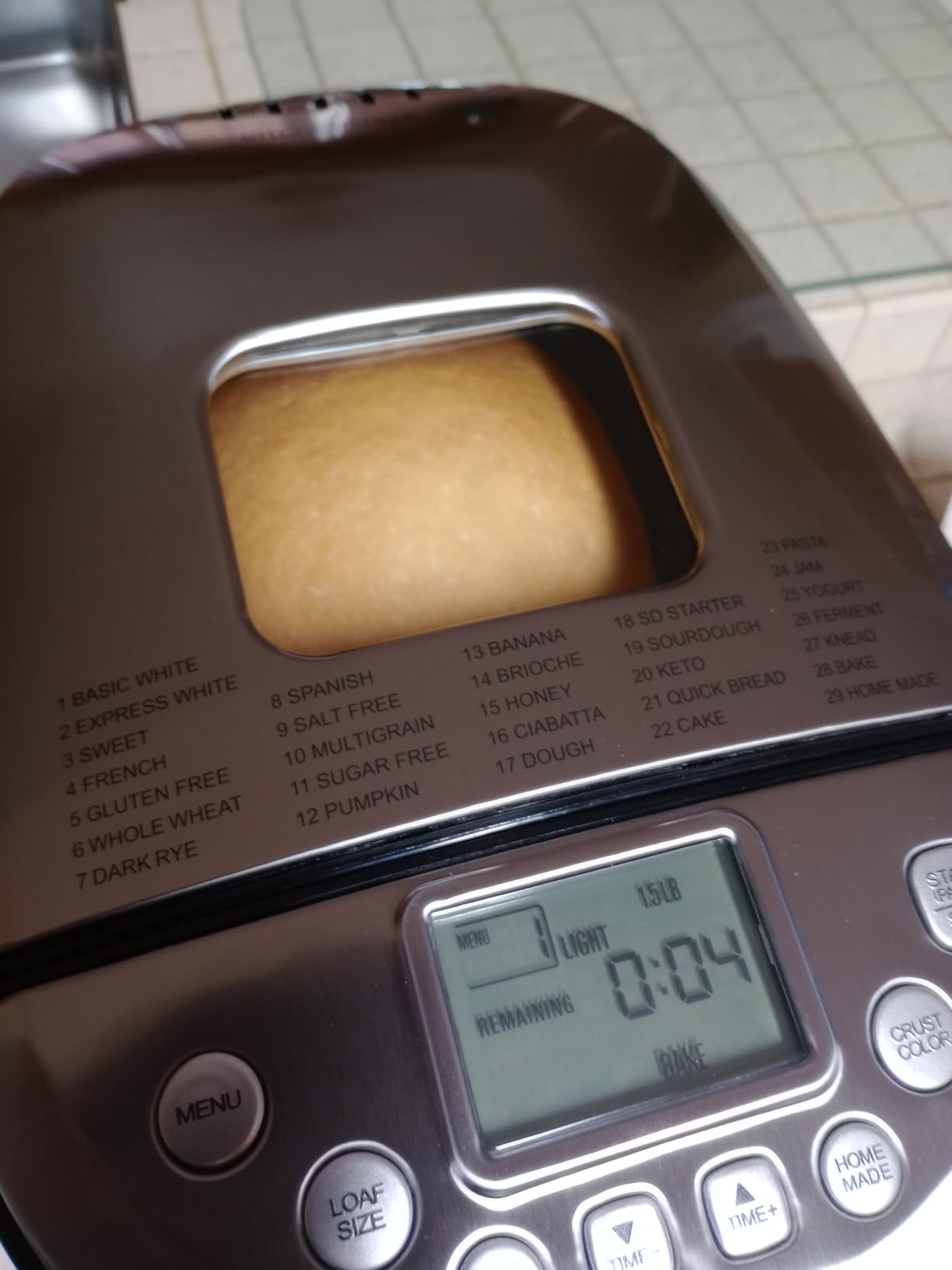 KITCHENARM 29-in-1 SMART Bread Machine with Gluten Free Setting 2LB 1.5LB 1LB Bread Maker Machine with Homemade Cycle - Stainless Steel Breadmaker with Recipes Whole Wheat Bread Making Machine customer photo 1