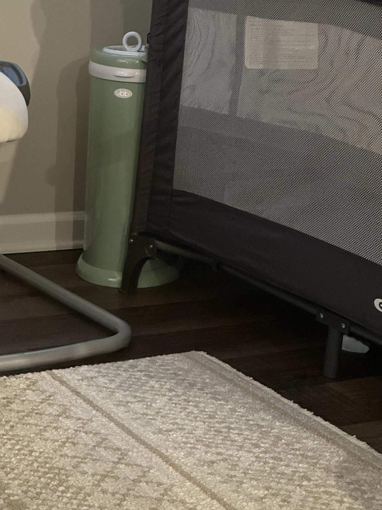 Ubbi Steel Diaper Pail, Odor Locking, No Special Bag Required, Award-Winning, Registry Must-Have, Sage Green | Award-Winning Registry Must-Have, Childproof Safety Lid with Lock, Holds Up To 55 Newborn Diapers, Modern Nursery Essential customer photo 1