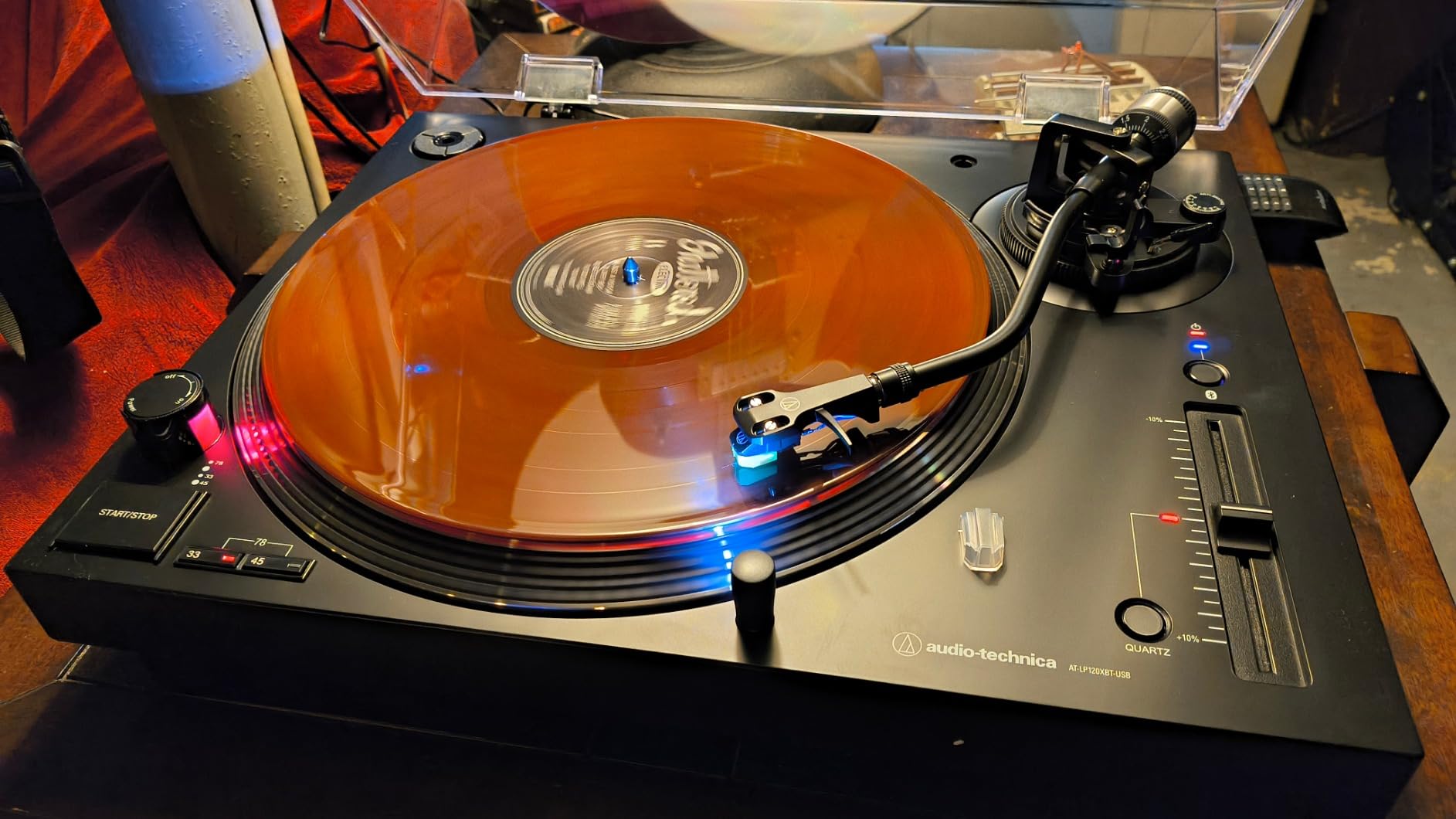 Audio-Technica AT-LP120XBT-USB-BK Wireless Direct-Drive Turntable (Analog, Wireless & USB) customer photo 2