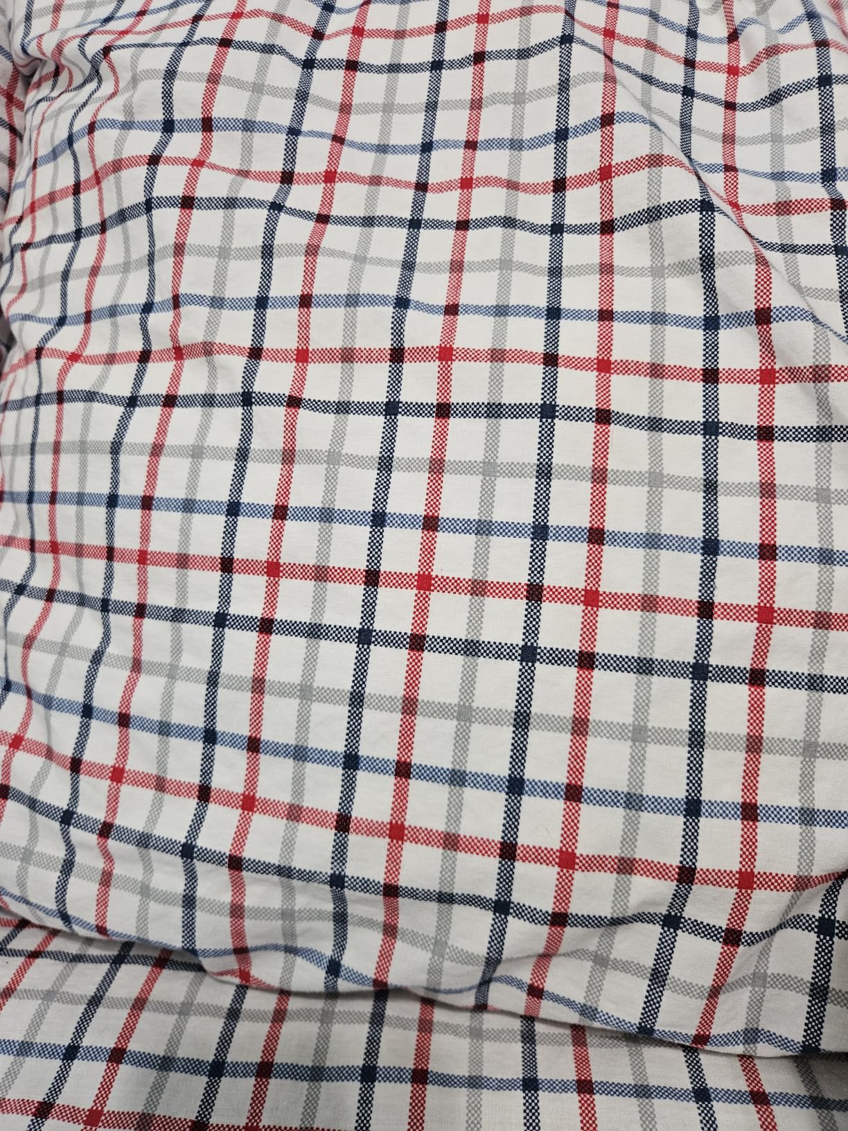 Nautica - Queen Size Sheet Set, Crisp Cotton Percale Bedding with Matching Pillowcases, Lightweight & Breathable Bed Sheets, Deep Pocket, College Dorm Room Essentials (Buoy Line Grey) customer photo 1