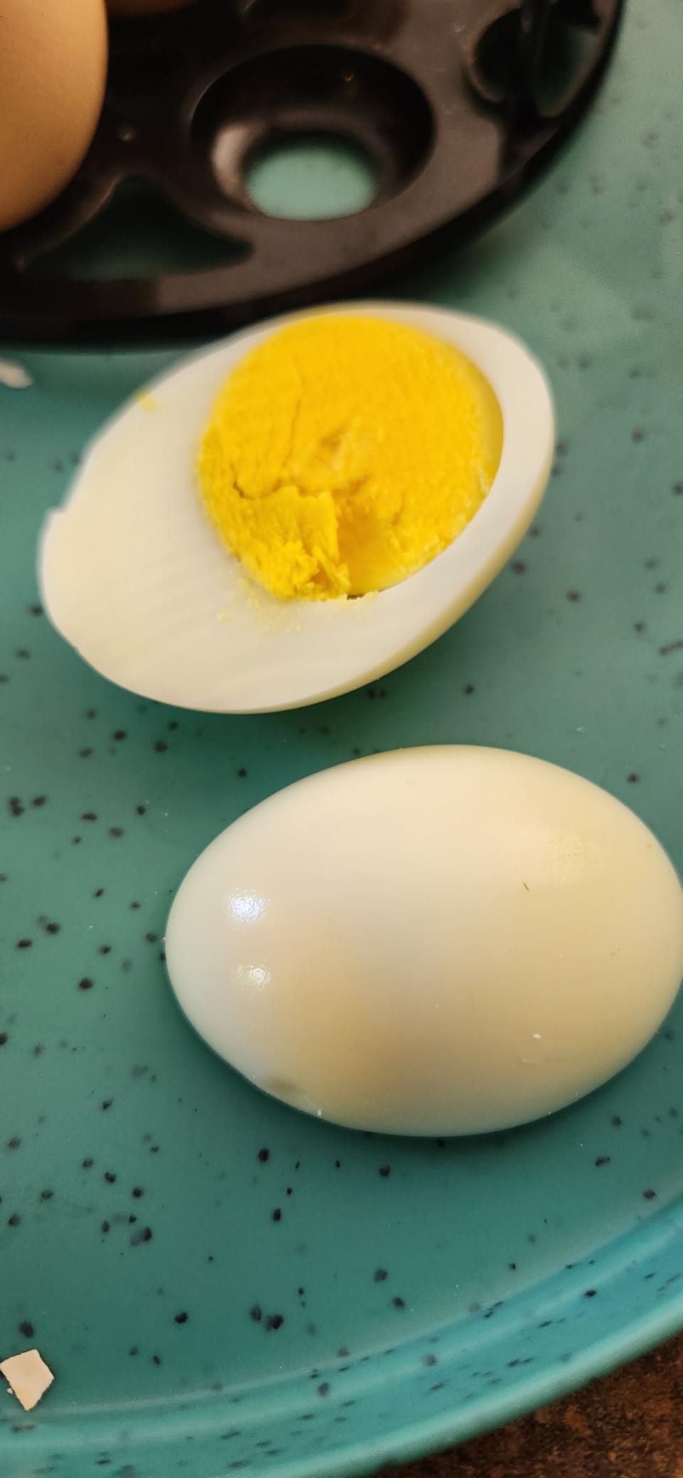 Hamilton Beach 3-in-1 Electric Hard Boiled Egg Cooker | Soft, Medium Or Hard Boiled Eggs | Egg Poacher | Omelet Maker |Vegetable Steamer | Holds 14 Eggs | Black | 25508G customer photo 1
