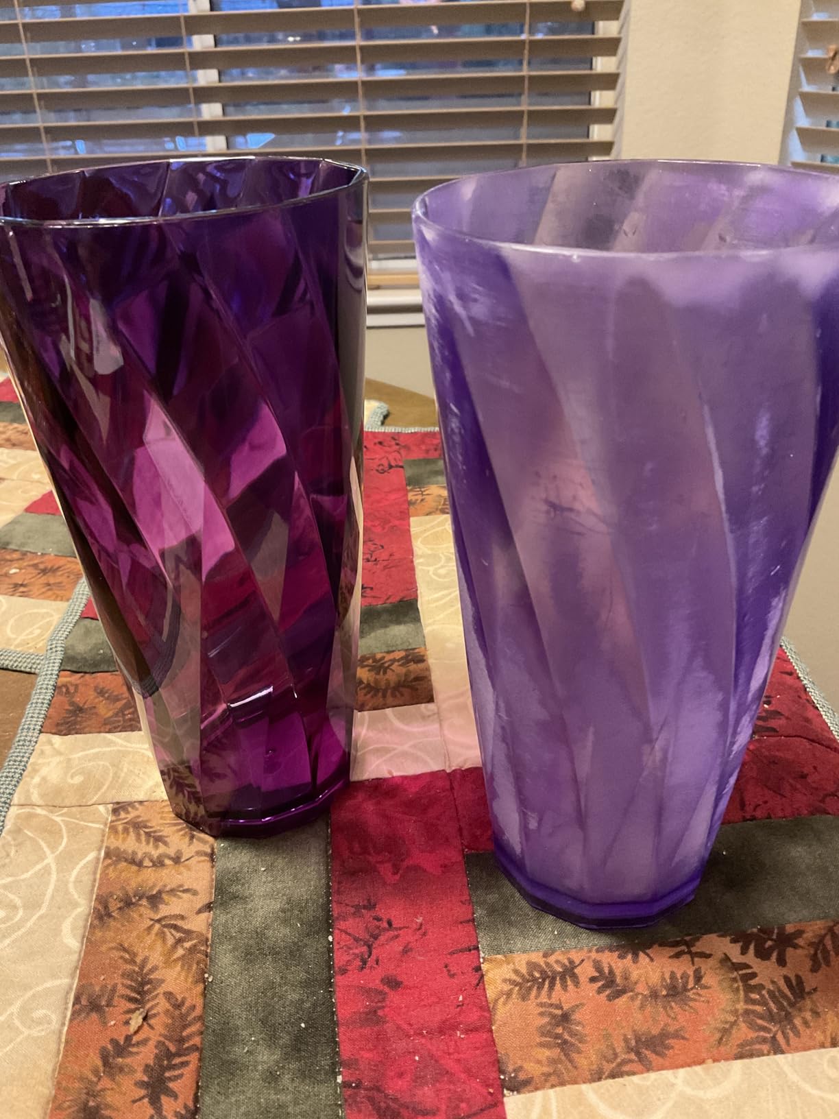 US Acrylic Optix Plastic Reusable Drinking Glasses (Set of 8) 20oz Water Cups in Jewel Tone Colors | BPA-Free Tumblers, Made in USA | Top-Rack Dishwasher Safe customer photo 2