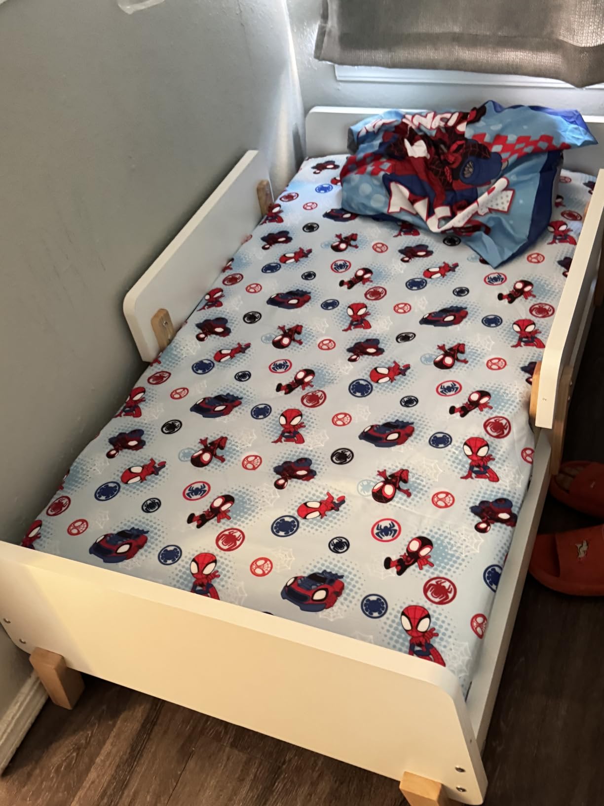 Serta Perfect Slumber Dual Sided Crib and Toddler Mattress - Waterproof - Hypoallergenic - Premium Sustainably Sourced Fiber Core -GREENGUARD Gold Certified (Non-Toxic) -7 Year Warranty - Made in USA customer photo 1