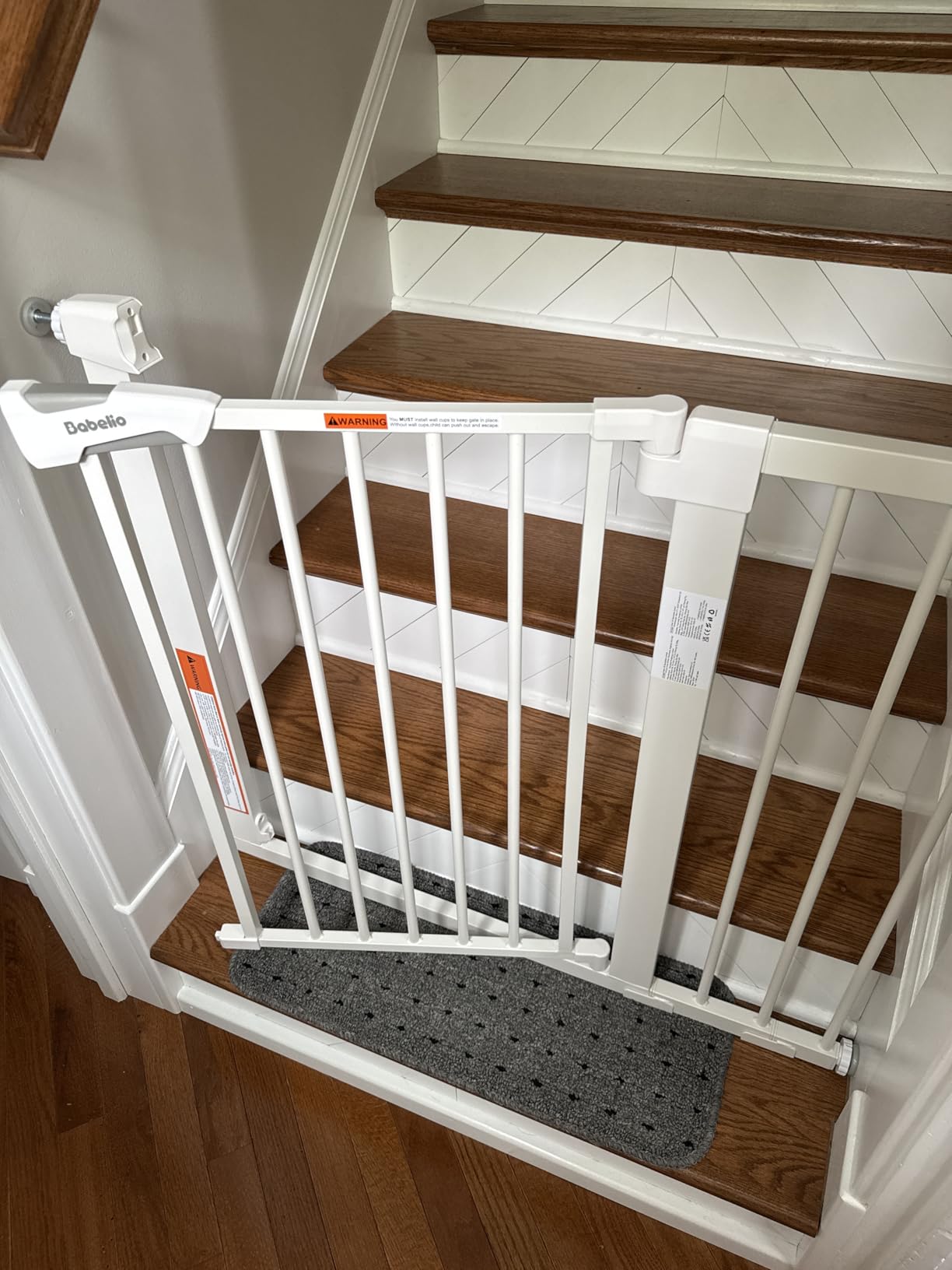 Babelio Pressure Mounted Baby Gate for Stairs, 26-40