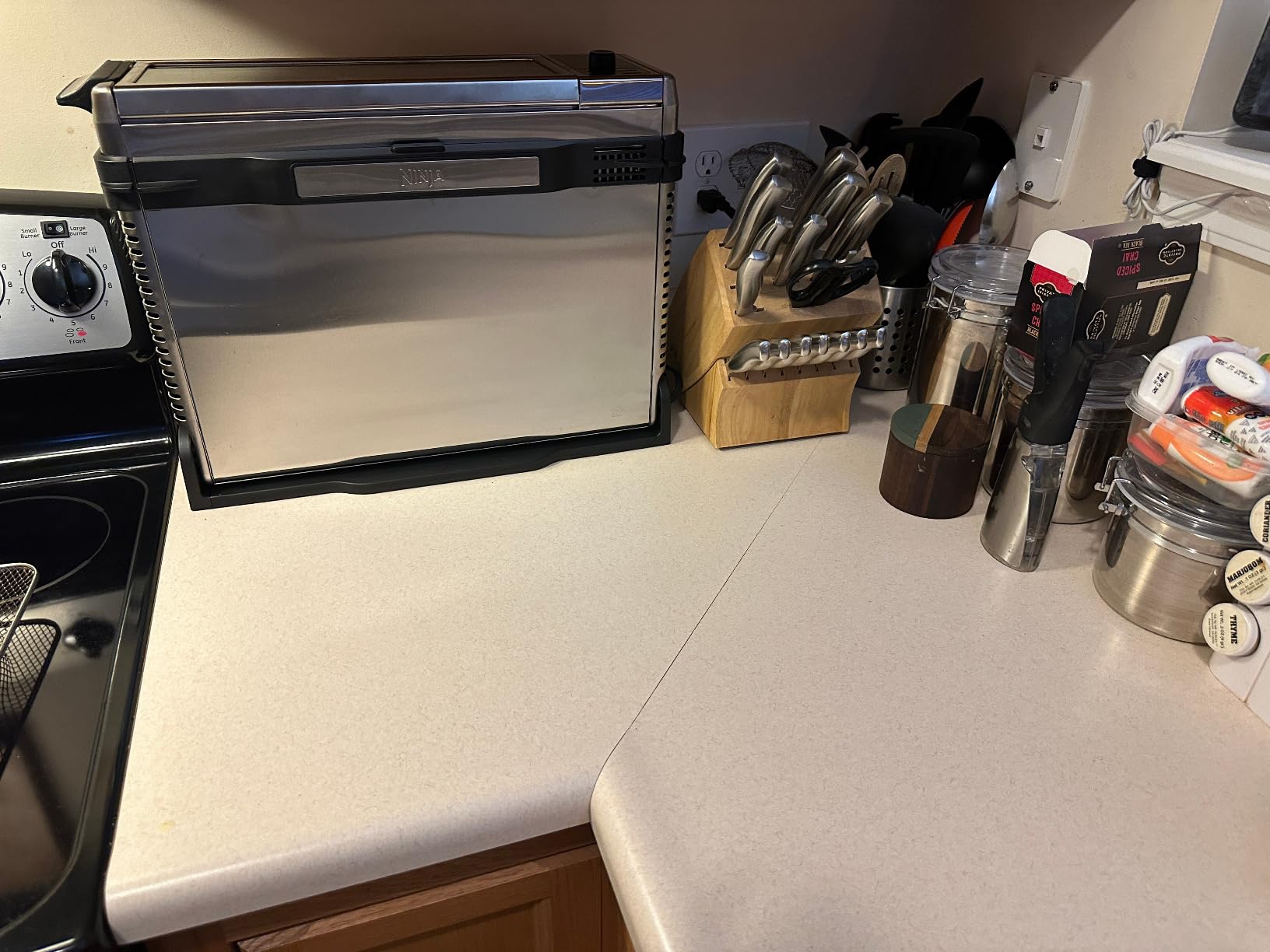 Ninja Foodi Smart Dual Heat Air Fry Oven, 13-in-1, Silver, SP351 with Smart Cook Thermometer and 500F SearPlate customer photo 2