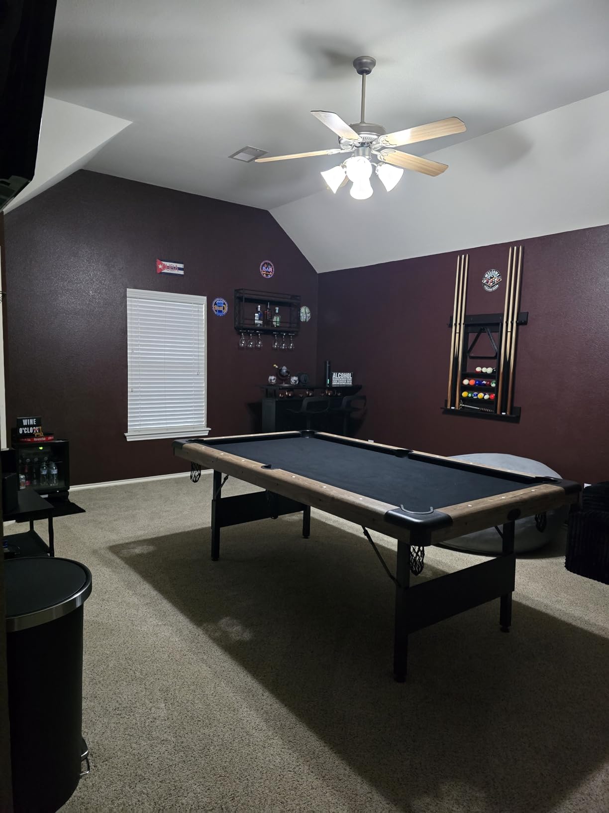 GoSports 6, 7, or 8 ft Billiards Tables - No Assembly, Choose Your Color - Portable Pool Table Includes Full Set of Balls, 2 Cue Sticks, Chalk and Felt Brush customer photo 1