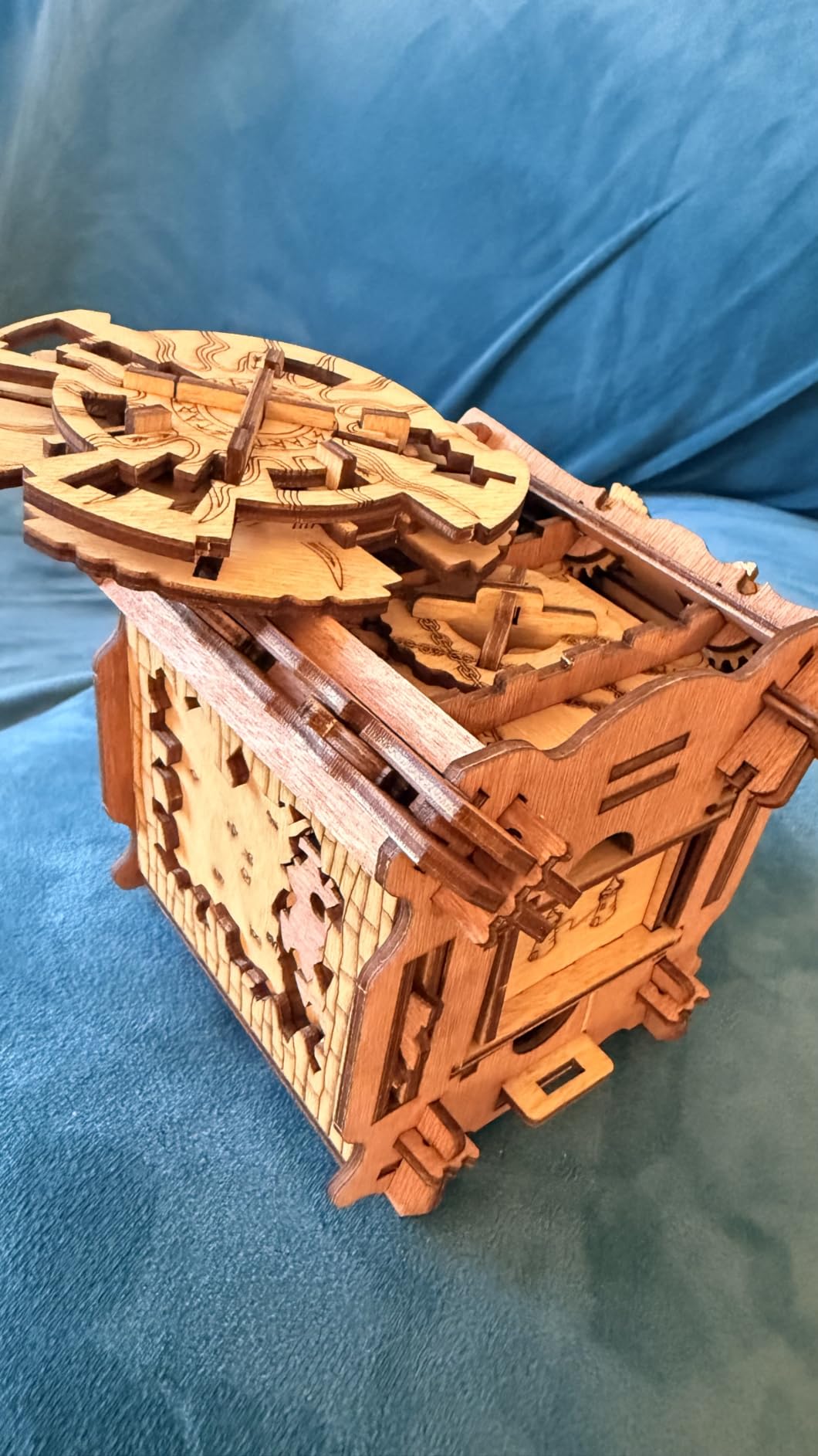 iDventure Cluebox - Davy Jones Locker - Escape Room Game - Pirate Puzzle Box - Gift Box - 3D Wooden Puzzle for Adults - Wooden Jigsaw - Brain Teaser - Birthday Gift Gadget for Men - Money Box customer photo 2