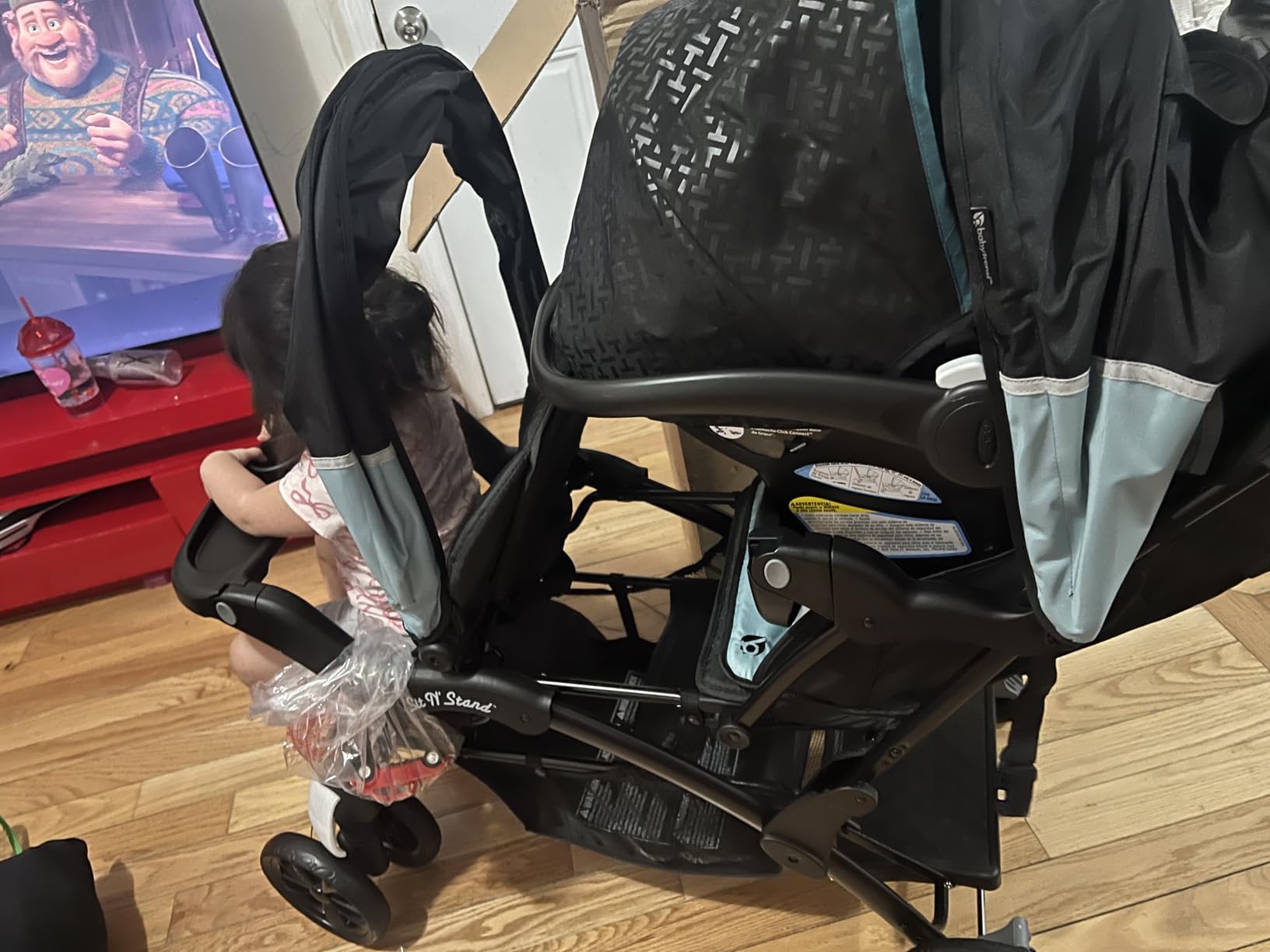 Baby Trend Sit N' Stand Double Stroller, Desert Blue customer photo 1