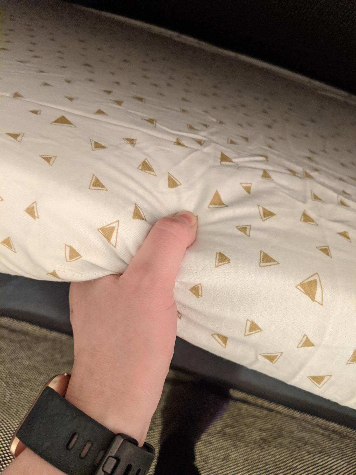 Dream On Me Snuggles Extra Firm Dual-Sided Baby Crib Mattress with Breathable Fabric, Water & Odor Resistant, GREENGUARD Gold Certified, Fits Mini & Portable Cribs (38