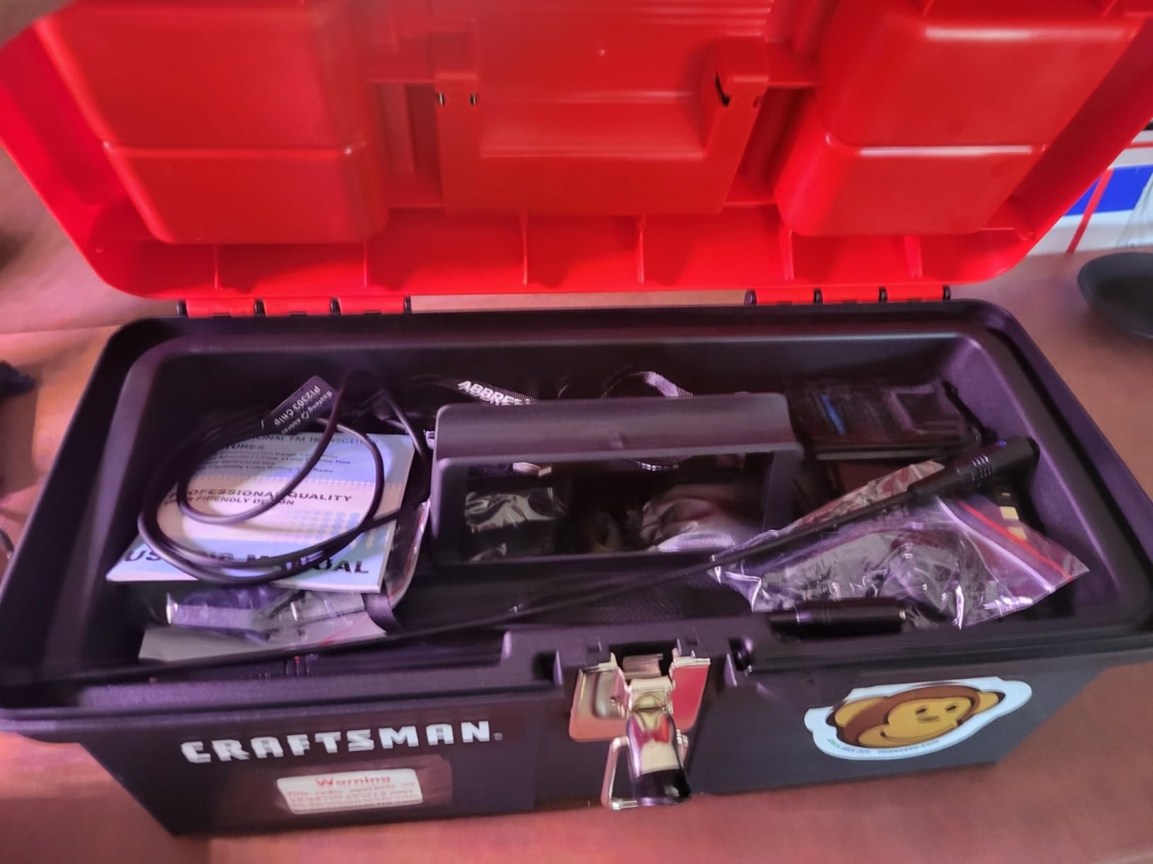 CRAFTSMAN Tool Box, Lockable, 16 in., Red/Black (CMST16901) customer photo 2