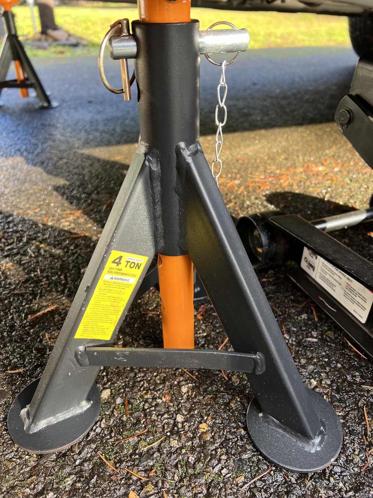 BESTOOL Jack Stands 4 ton, Jack Stand with Security Locking Pins 8,000 lbs Capacity customer photo 2