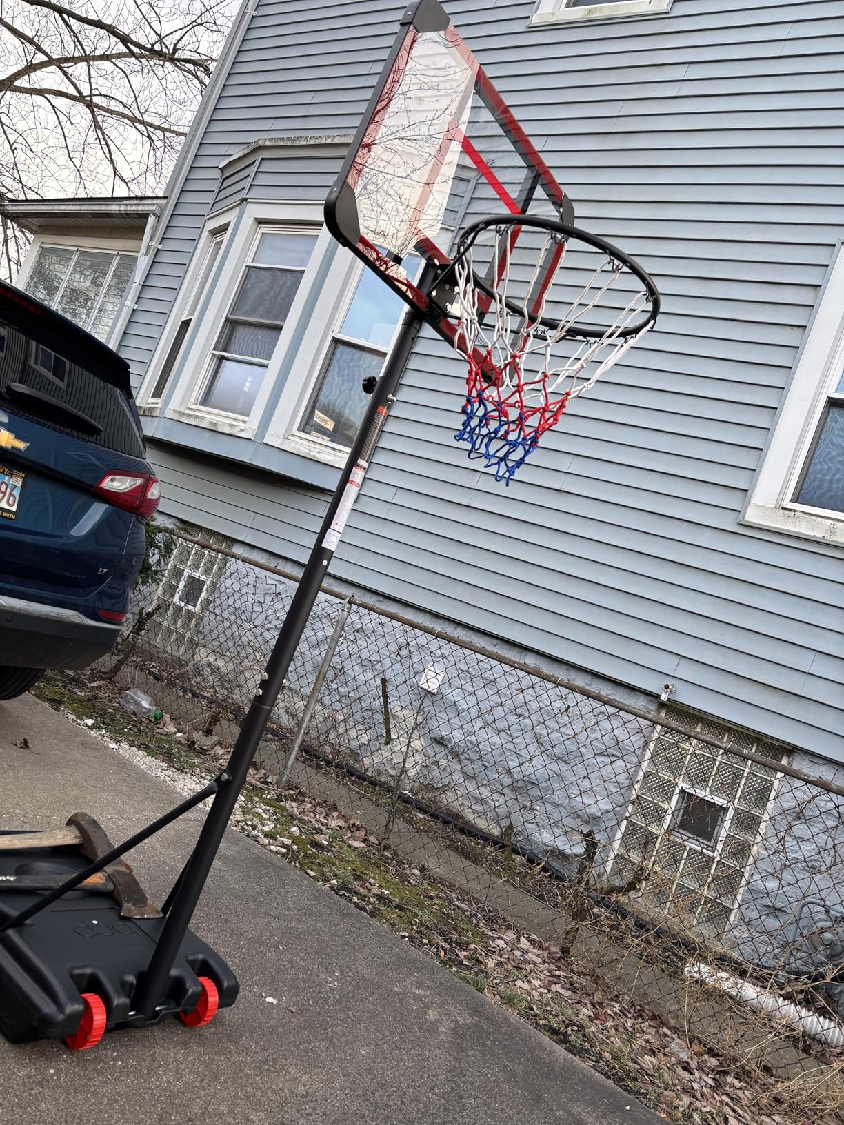 Best Choice Products Kids Height-Adjustable Basketball Hoop System, Portable Game w/Wheels, Fillable Base, 70.5in to 82.3in Height customer photo 2